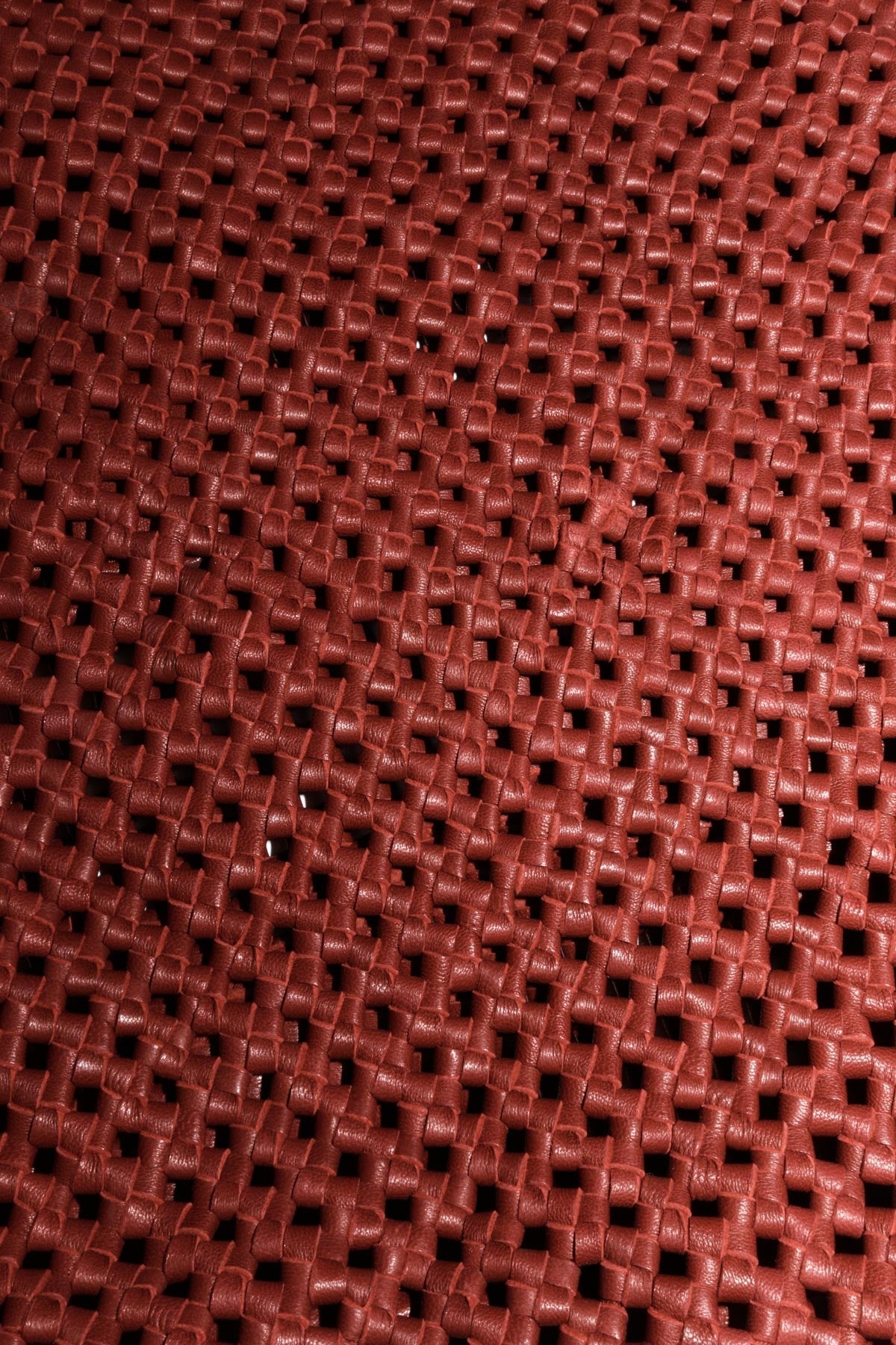 Macrame Shoulder Bag - Rouge - 3