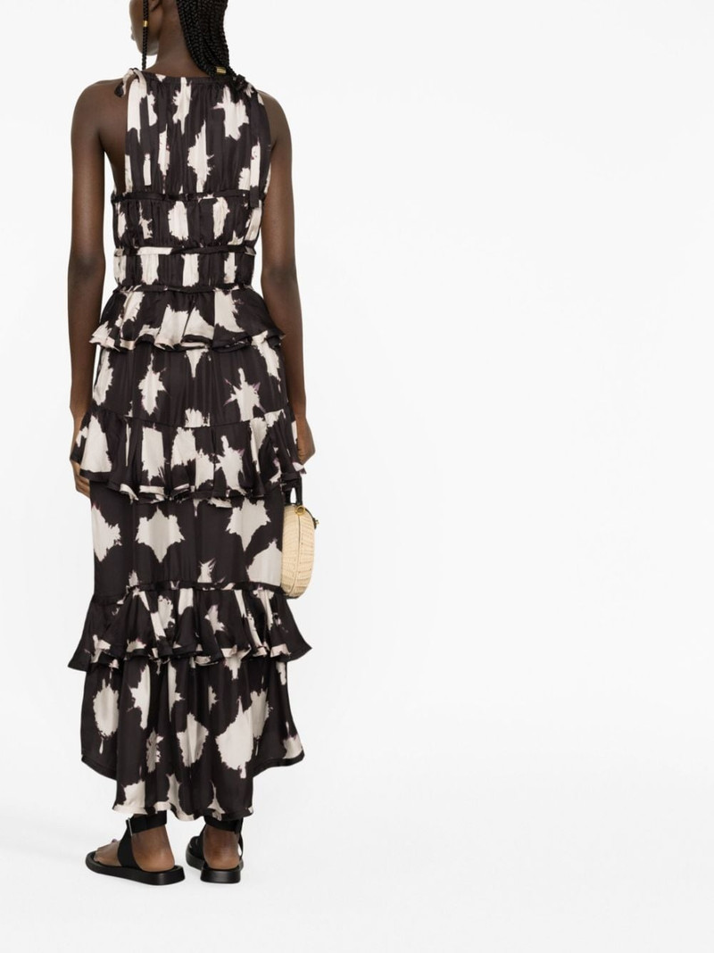 Serafina floral silk gown 3