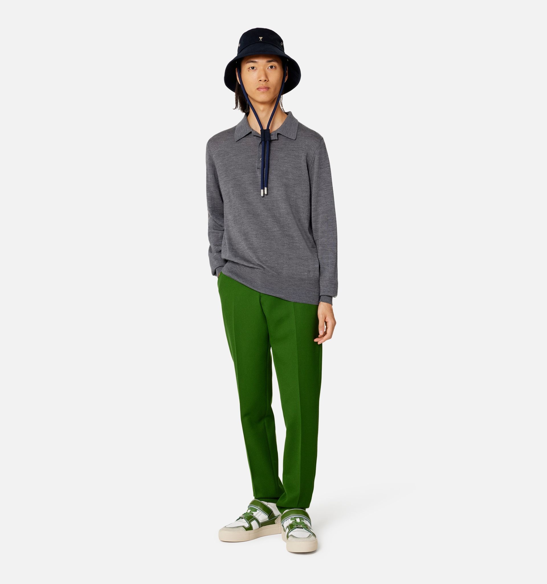 Cigarette Fit Trousers - 2