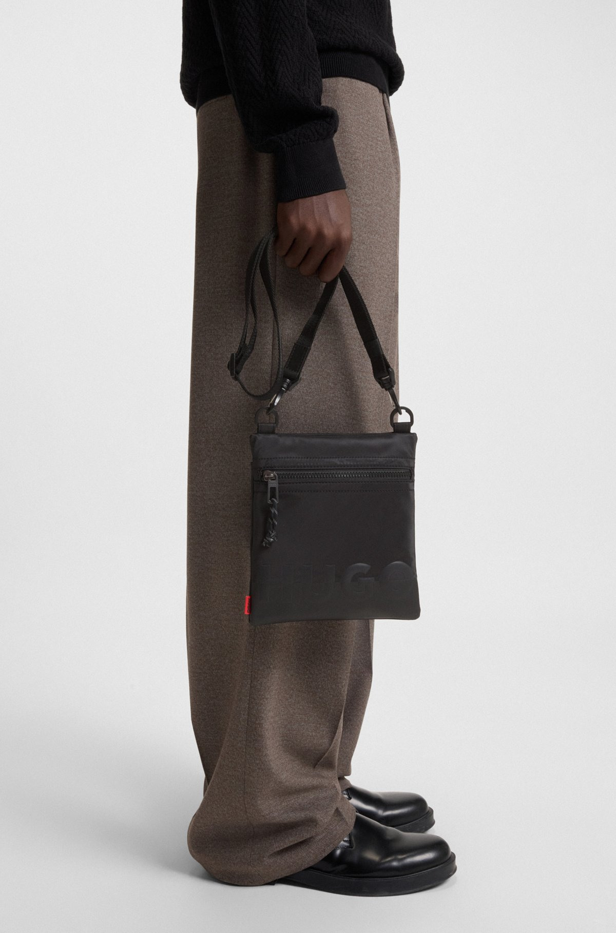 TWILL ENVELOPE BAG WITH SPLIT LOGO - 4