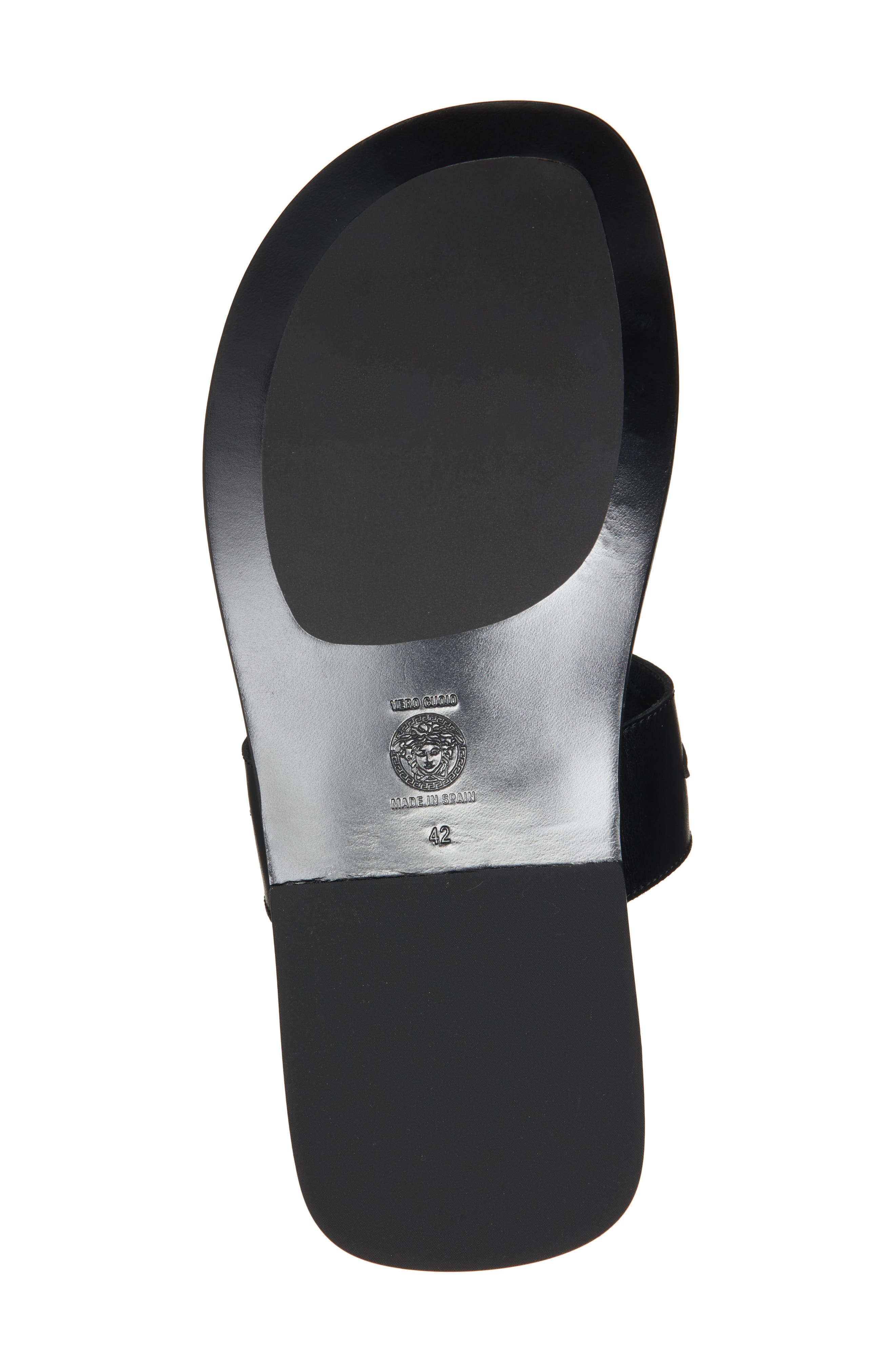 Biggie Medusa Flip Flop in Black  Gold - 6