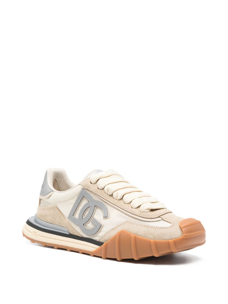 Dolce & Gabbana Bassa logo-patch sneakers outlook