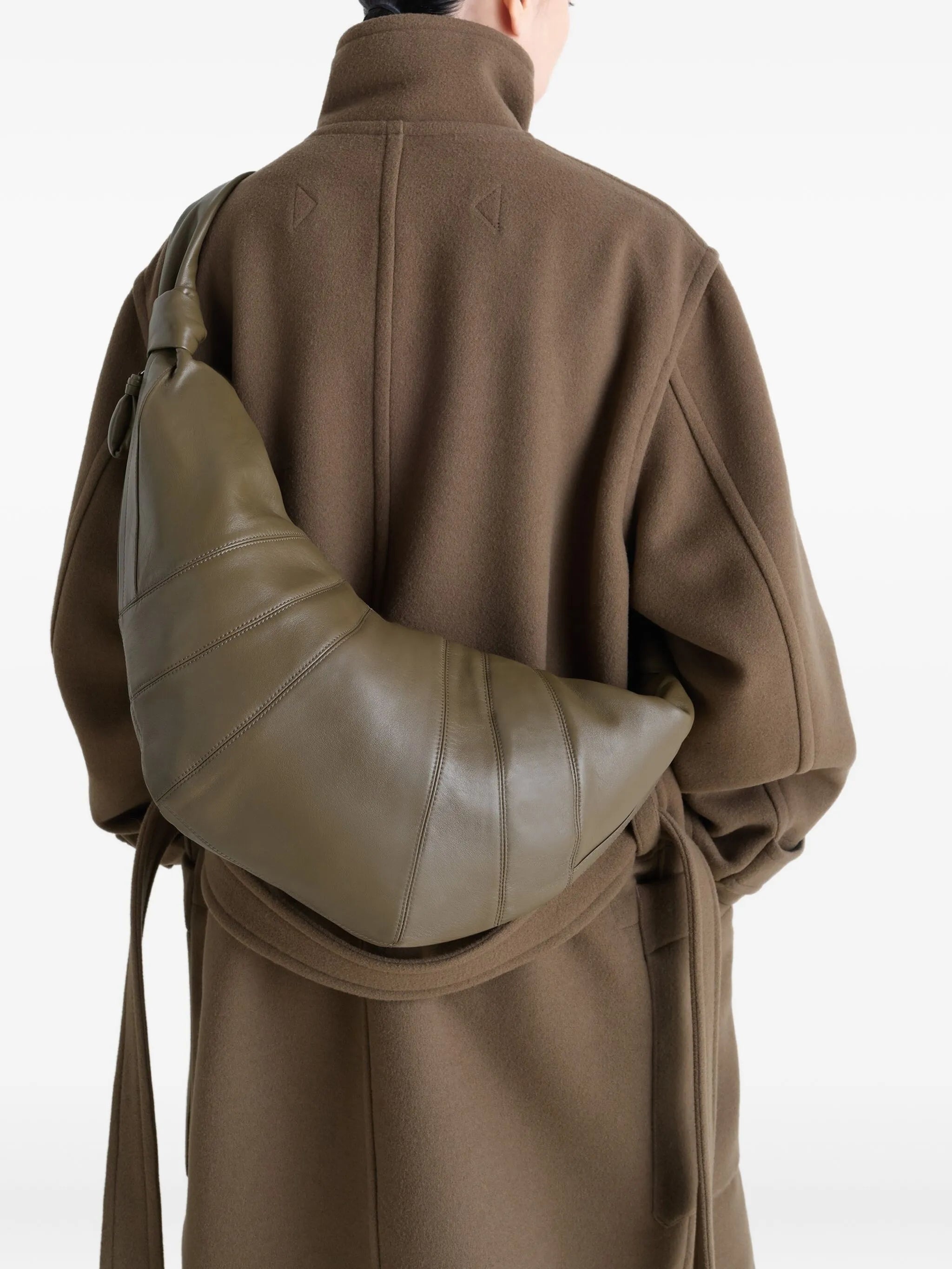 Lemaire Large Croissant Panelled Shoulder Bag - 4