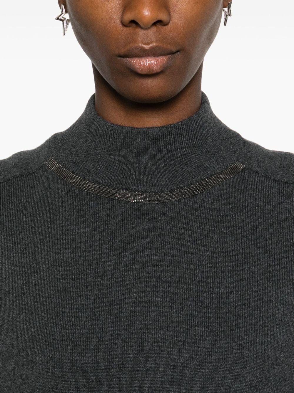 mock-neck sweater - 5