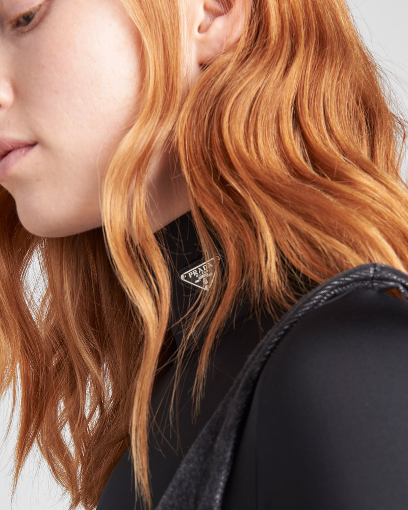 Jersey turtleneck top 4