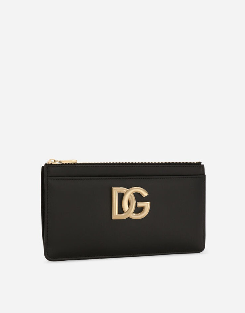 Dolce & Gabbana Large calfskin card holder with DG logo outlook