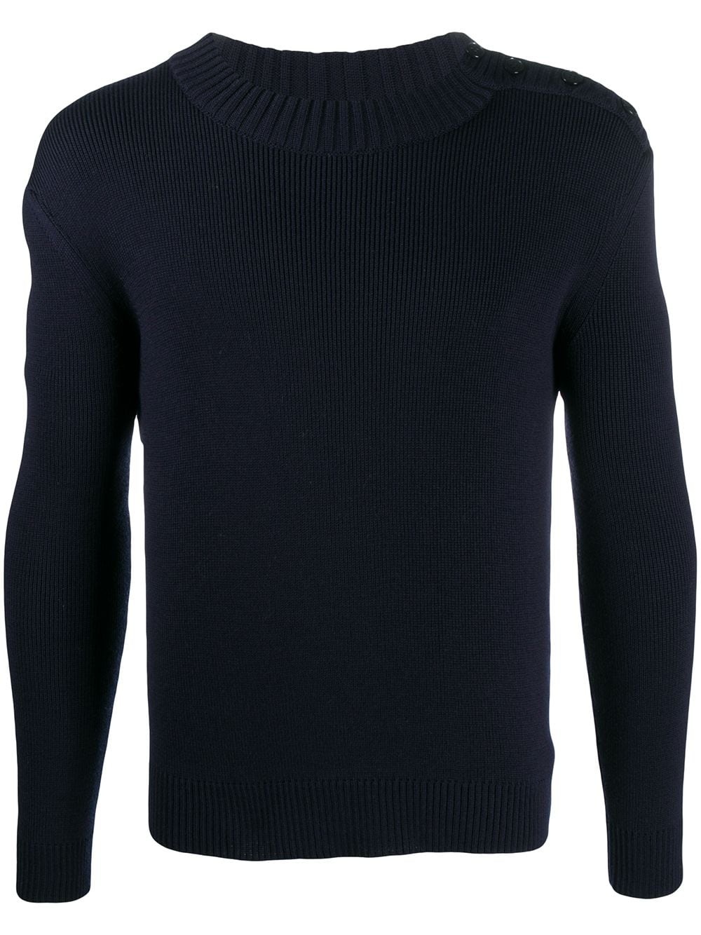 crew-neck long-sleeve jumper - 1