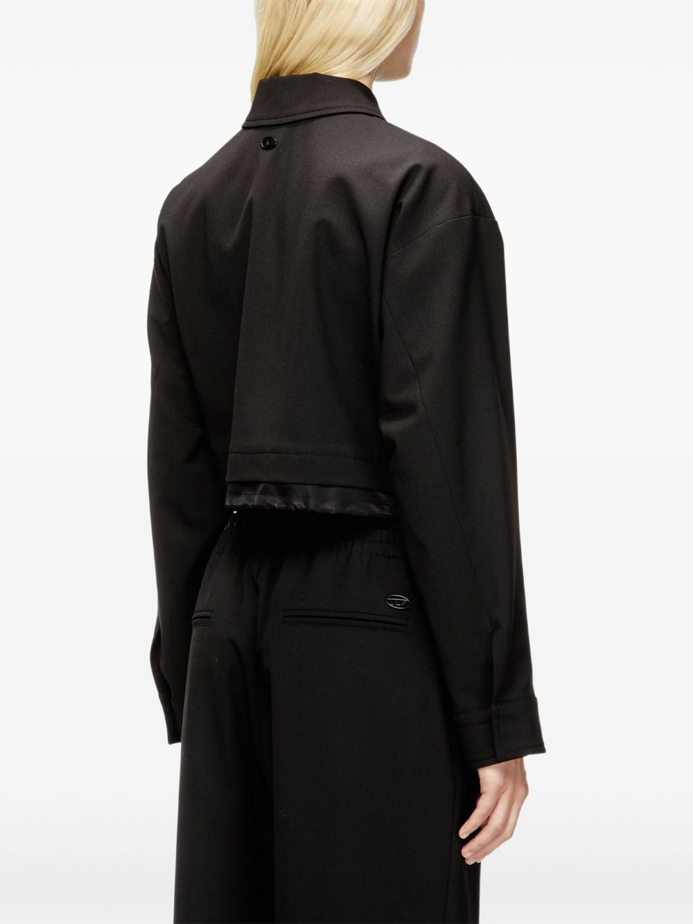 J-TING cropped zip-front jacket - 4
