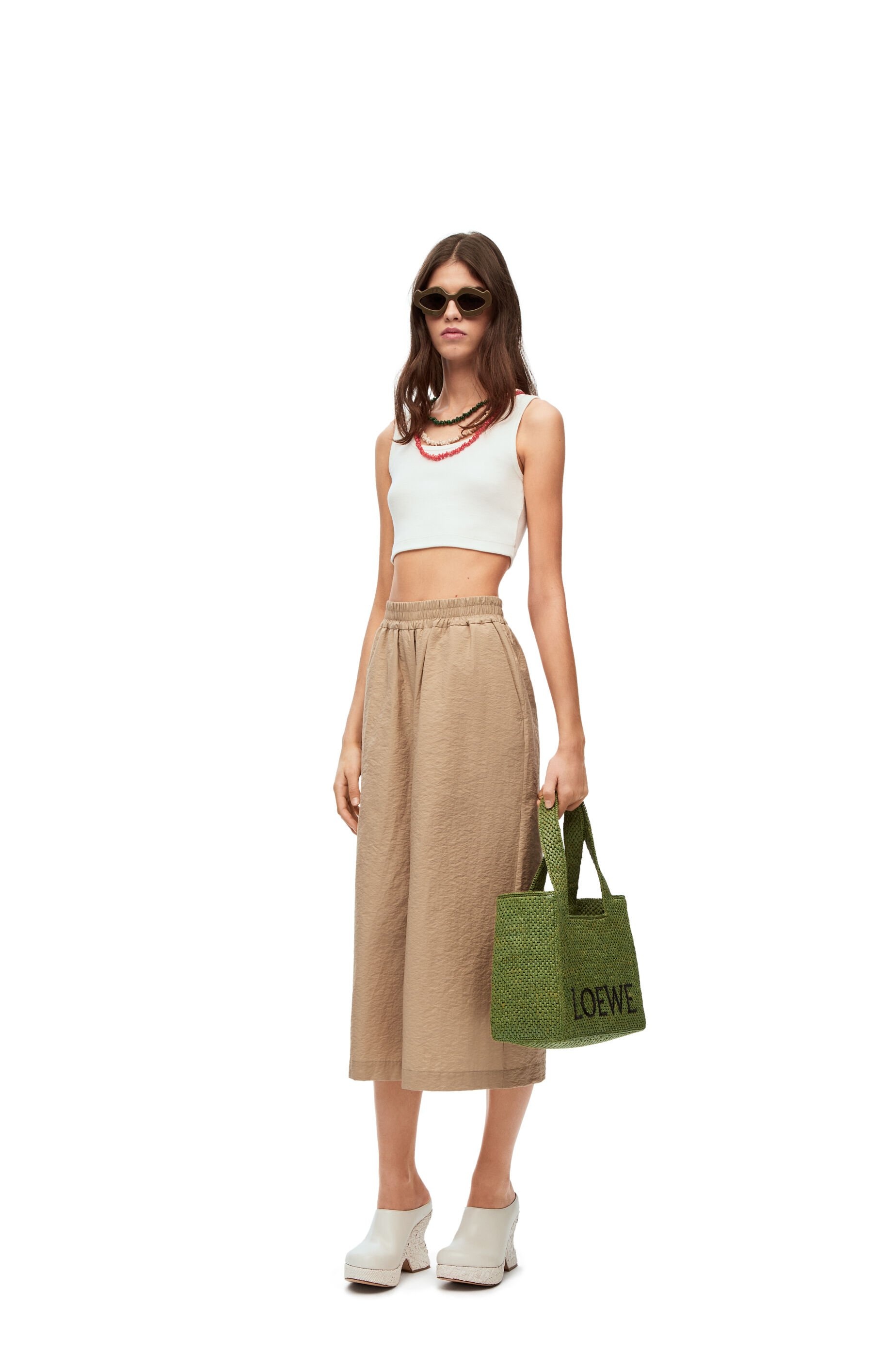 Cropped trousers in cotton - 2