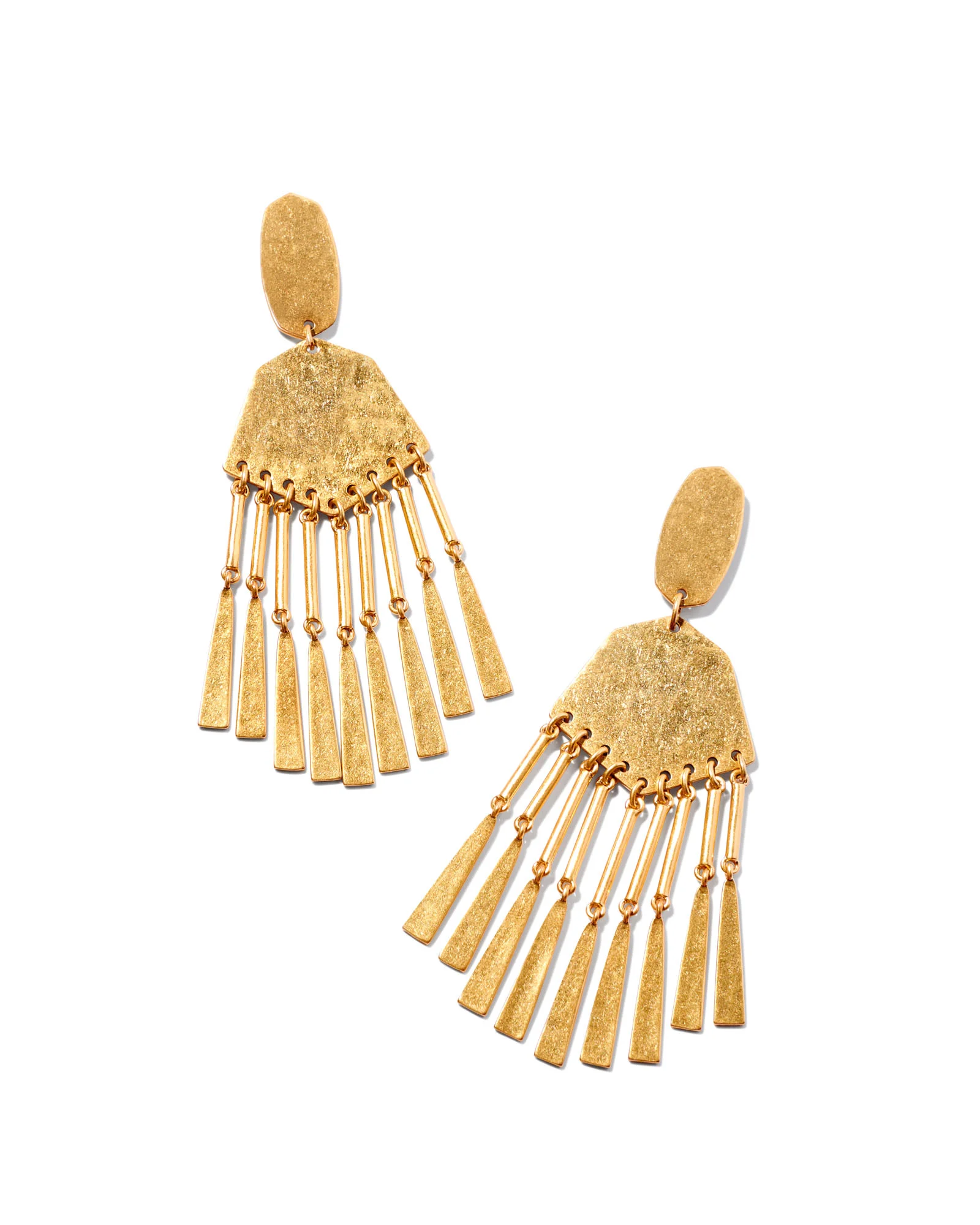 Lynne Statement Earrings in Vintage Gold - 1