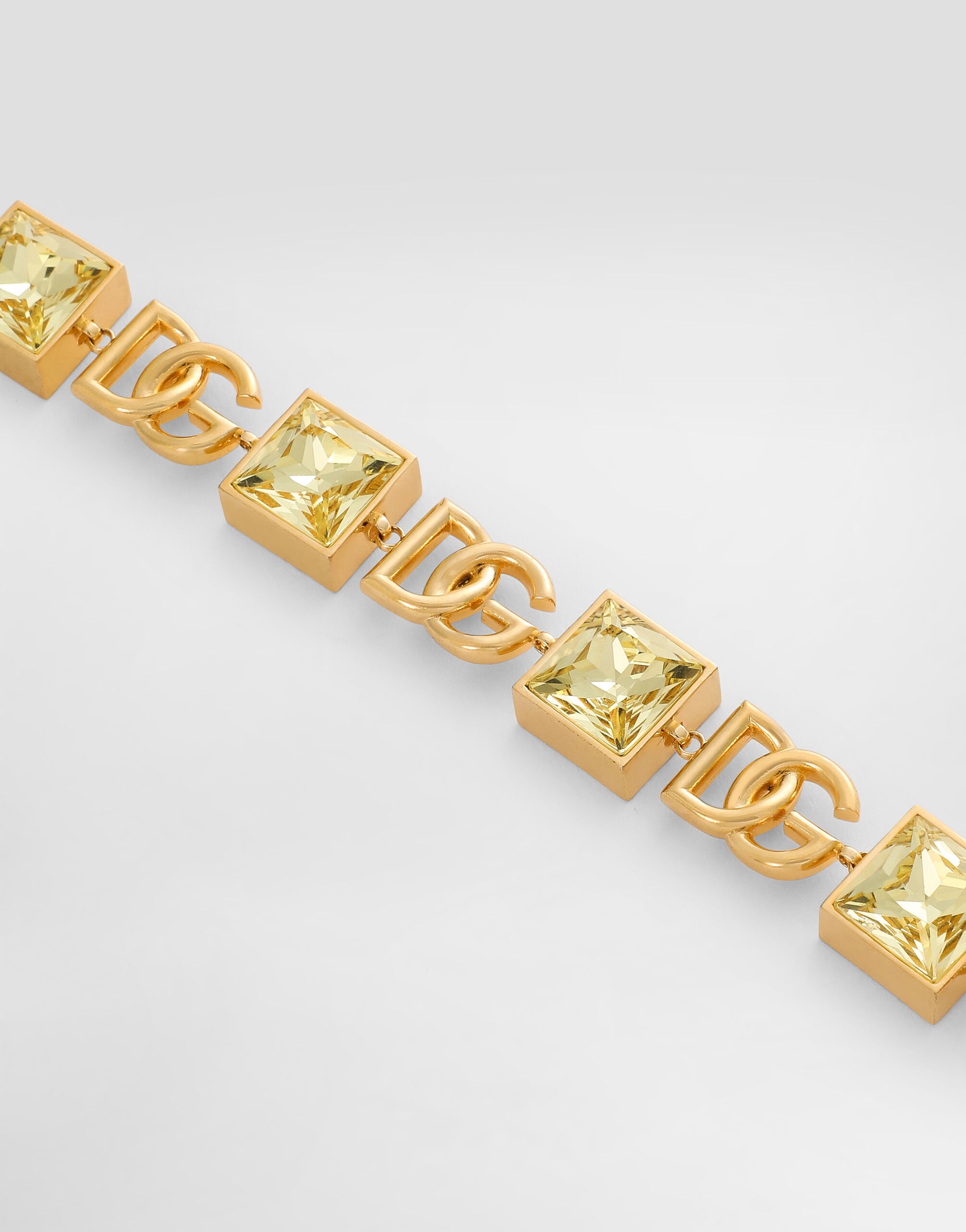 Bracelet with DG logo and rhinestones - 2