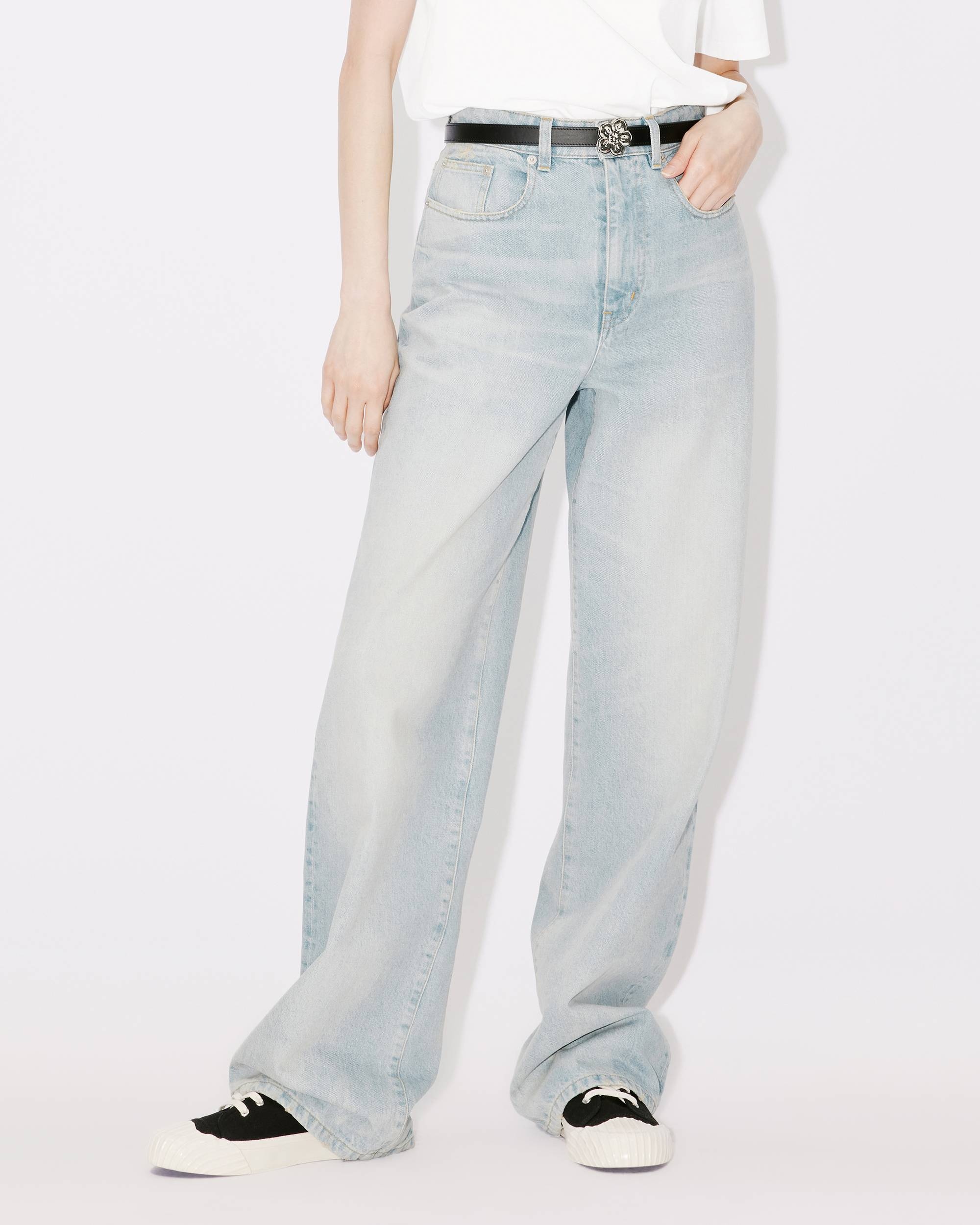 Wide Japanese denim jeans - 4