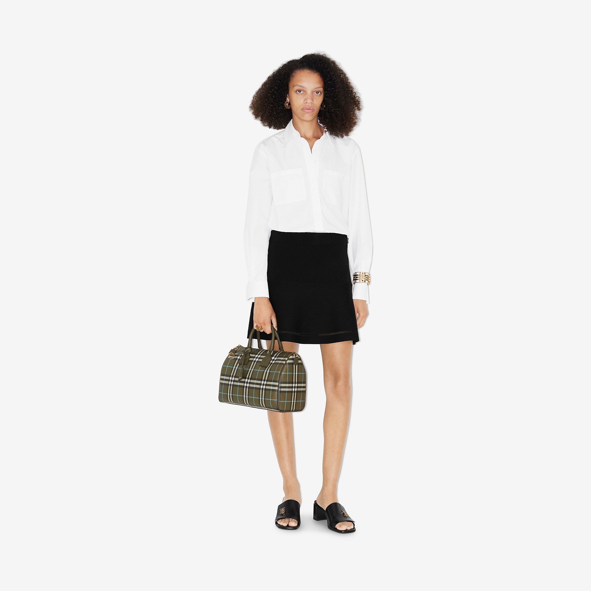 Check Medium Bowling Bag - 2