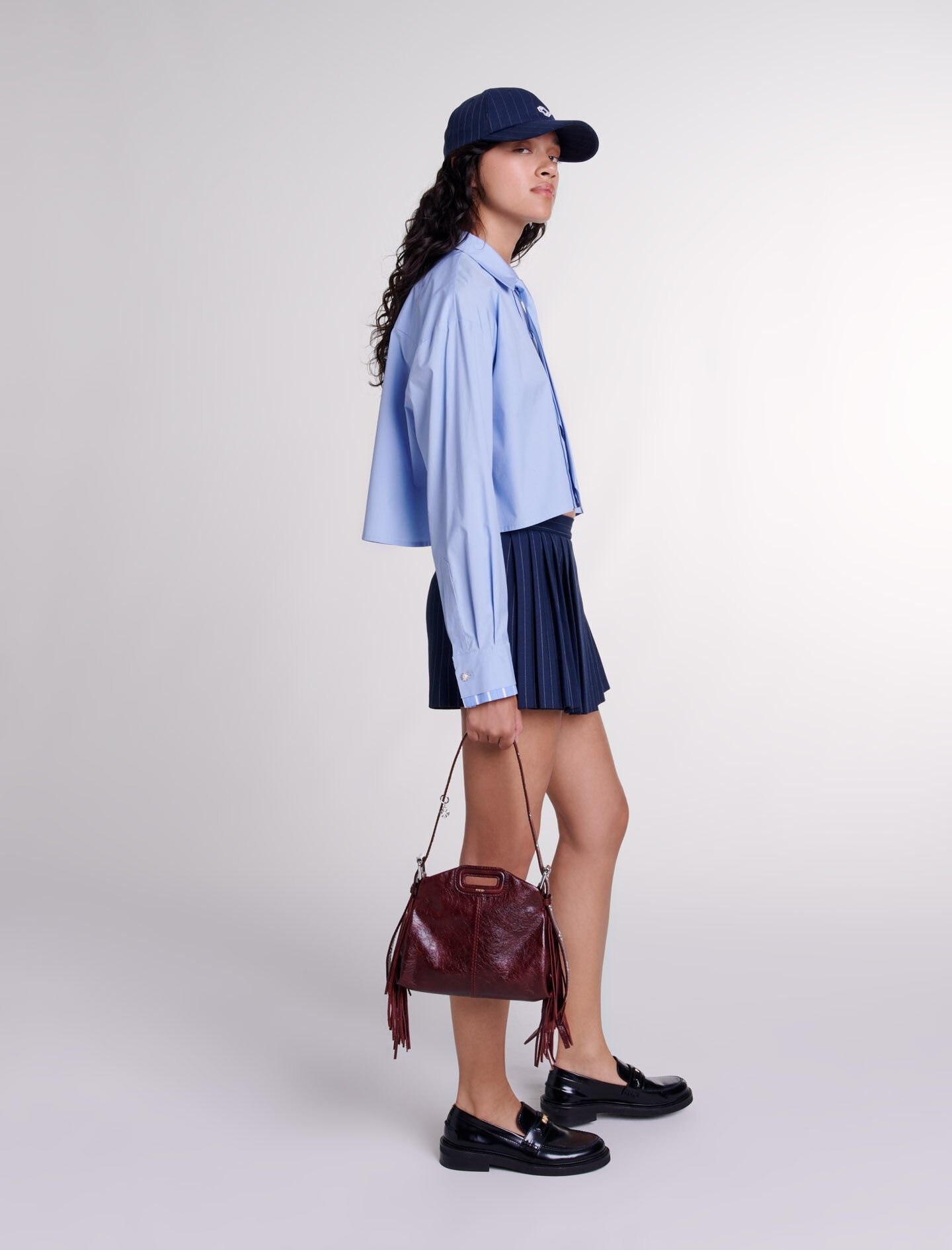 Striped layered effect shorts - 3