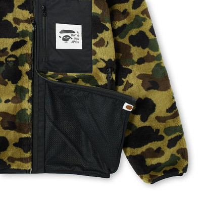 A BATHING APE® A Bathing Ape 1st Camo Boa Jacket outlook