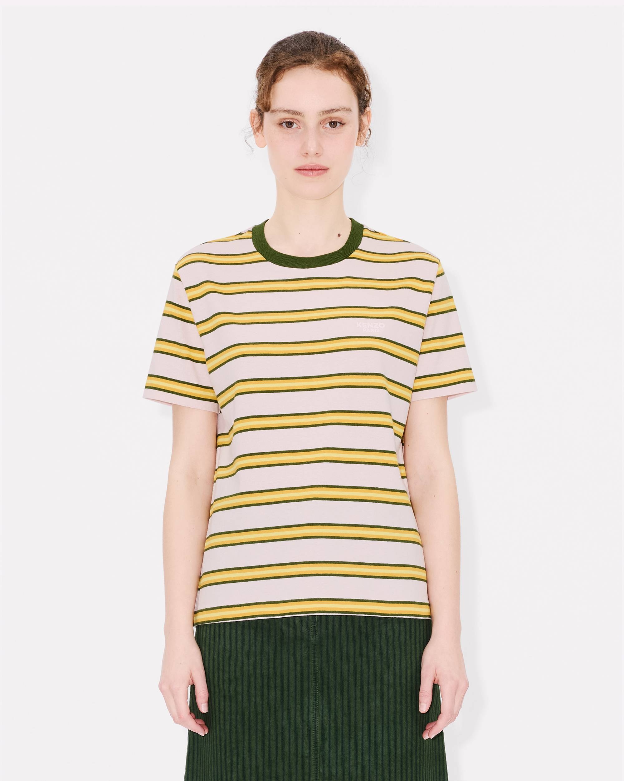 'KENZO Coast Lines' loose T-shirt in cotton linen - 3