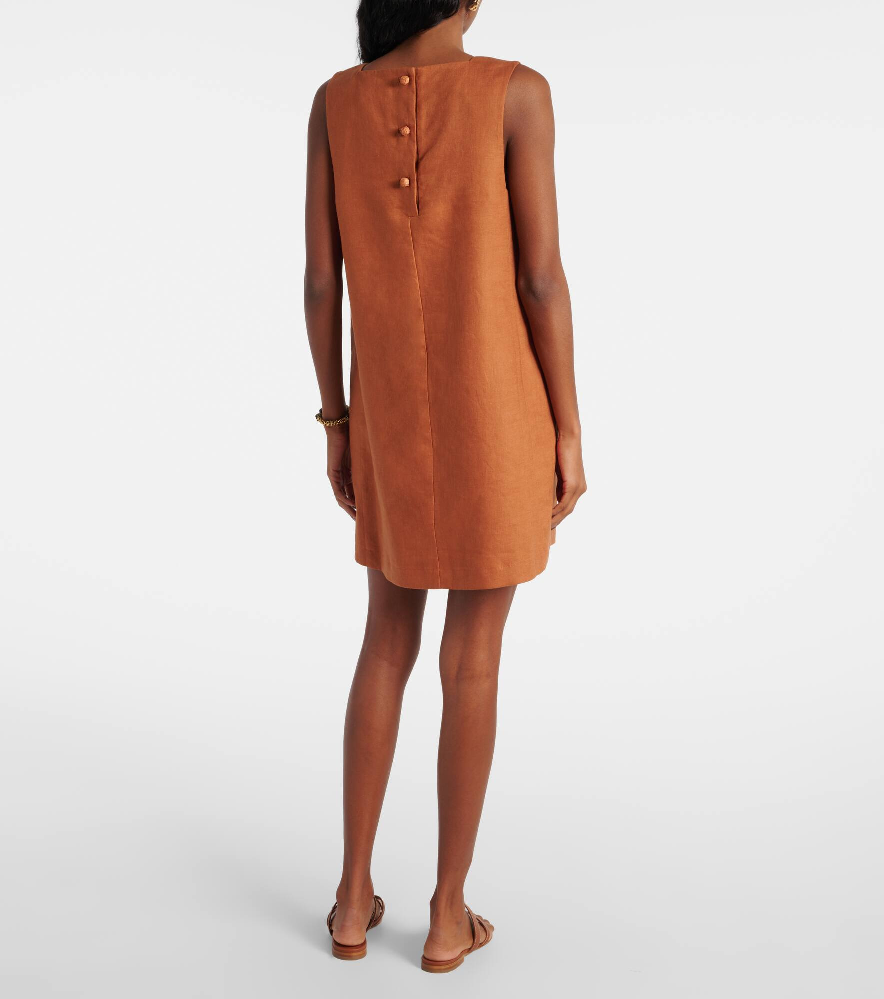 Rio linen shift dress - 3