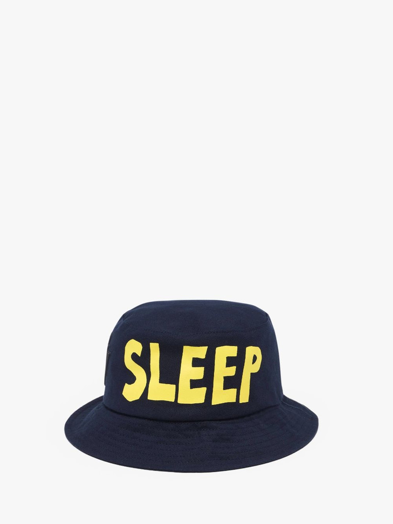 REAL SLEEP' SLOGAN BUCKET HAT 3