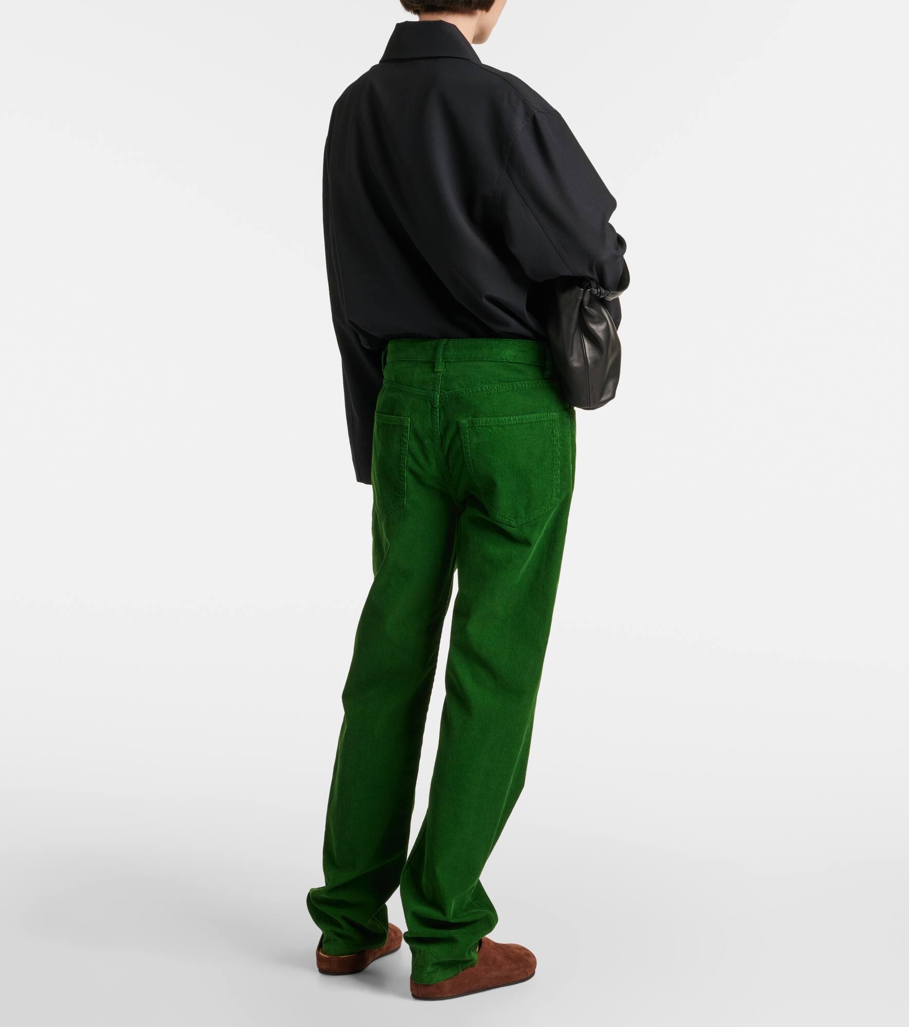 Carlind cotton corduroy straight pants - 3