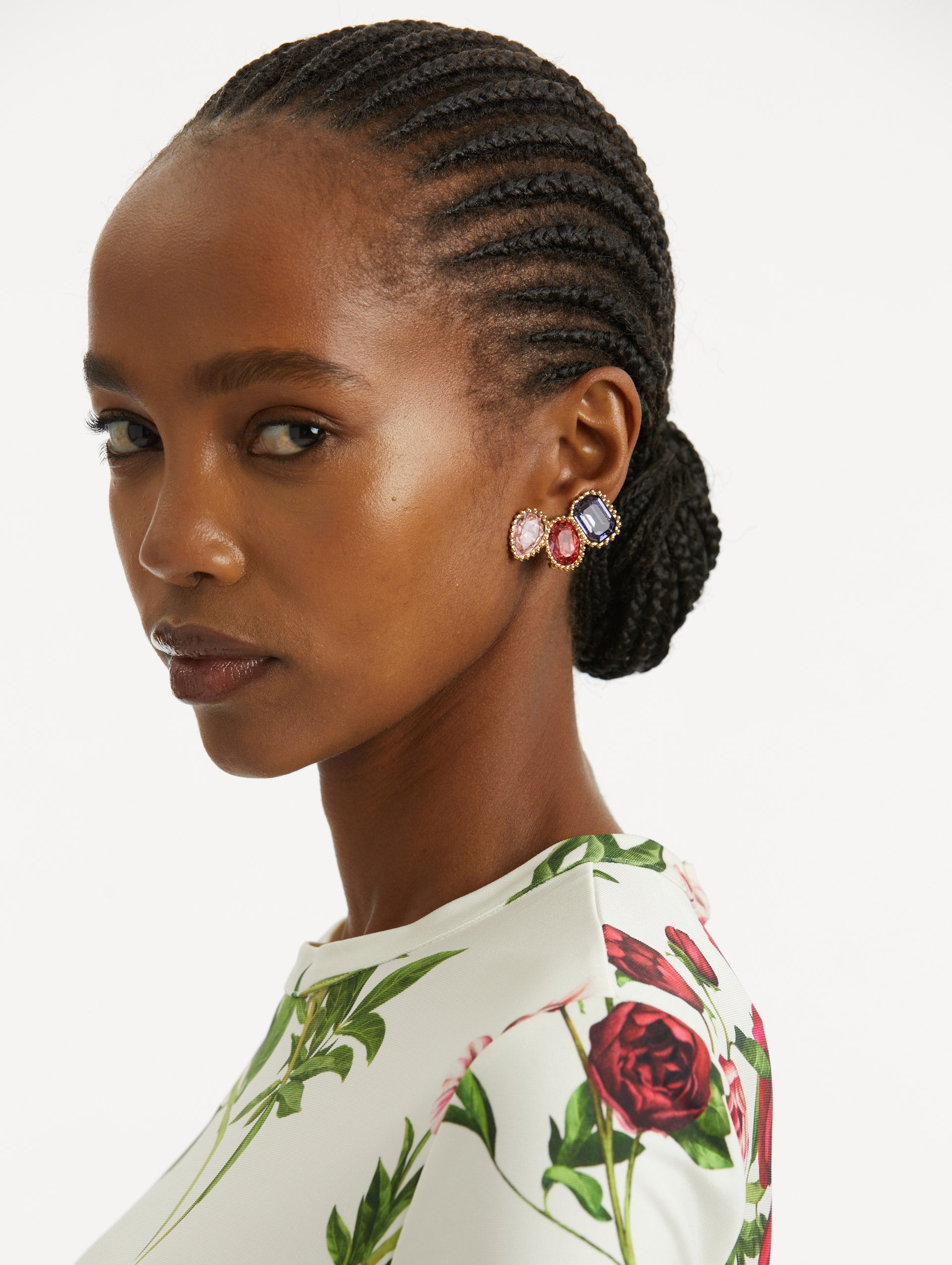 EMERALD-CUT SCRAMBLE EAR CUFF - 2