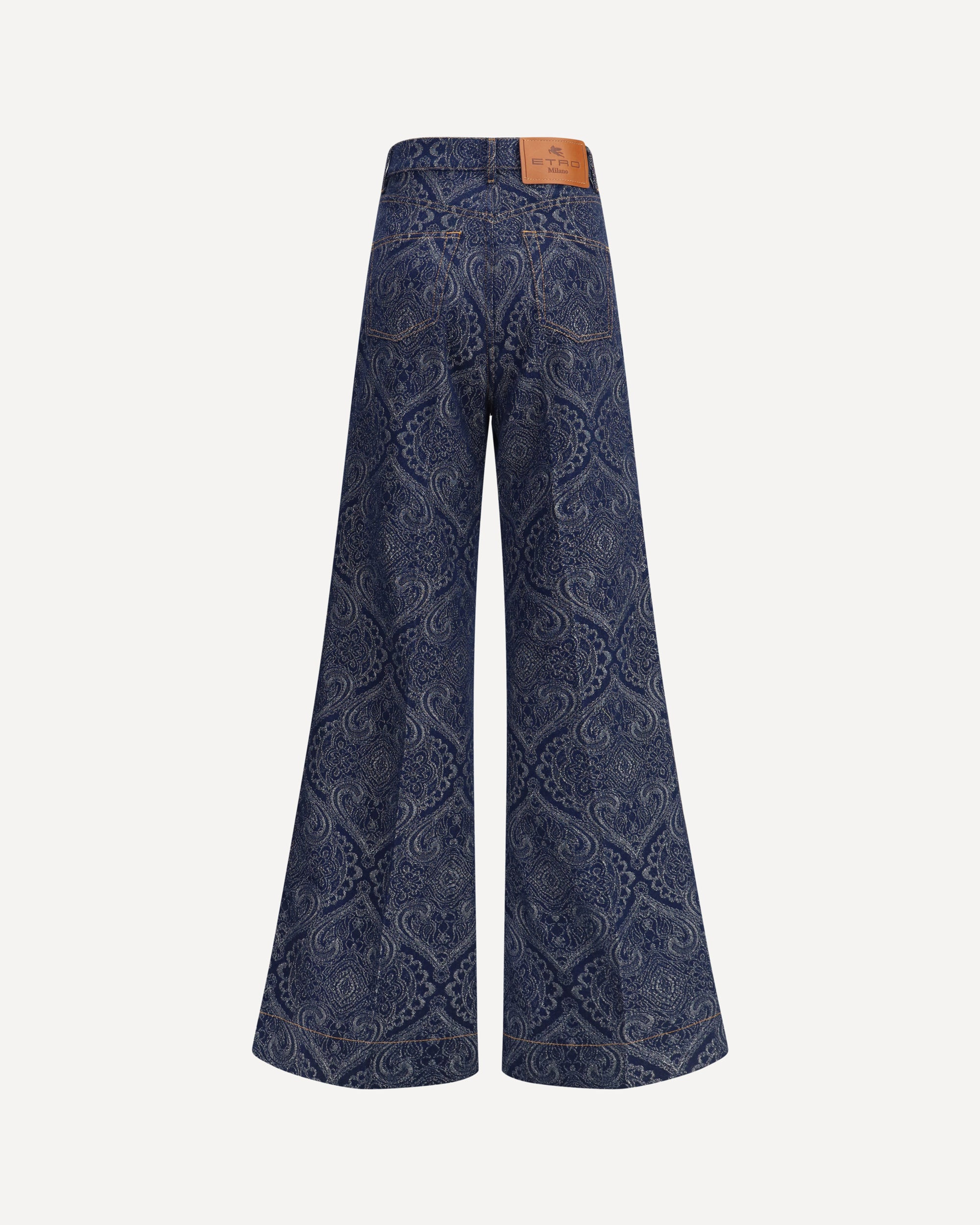 Jacquard-patterned flare Jeans - 2
