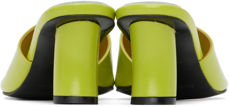 REIKE NEN Green Curvy Heeled Sandals outlook