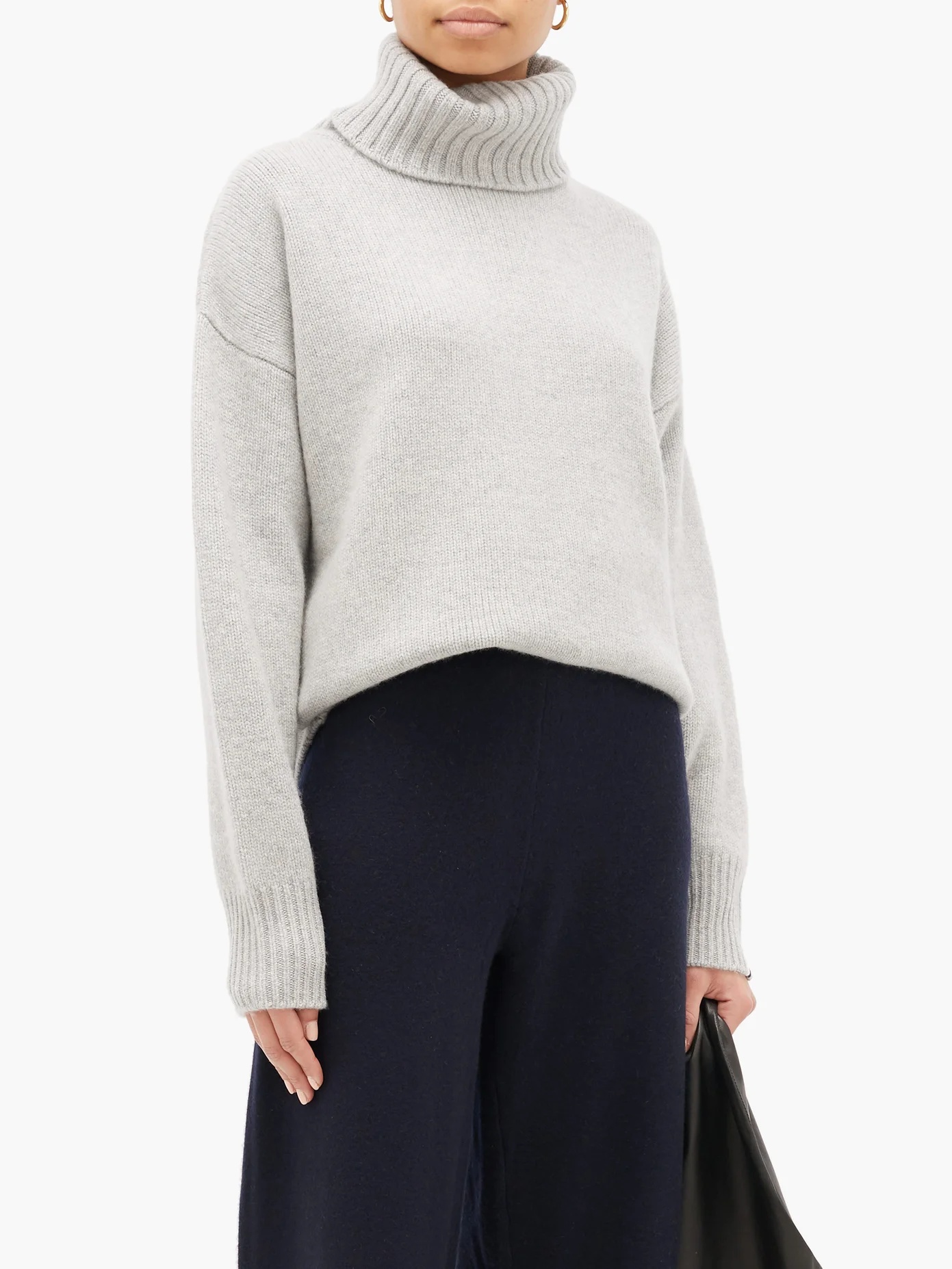 No.20 oversized stretch-cashmere roll-neck sweater - 6