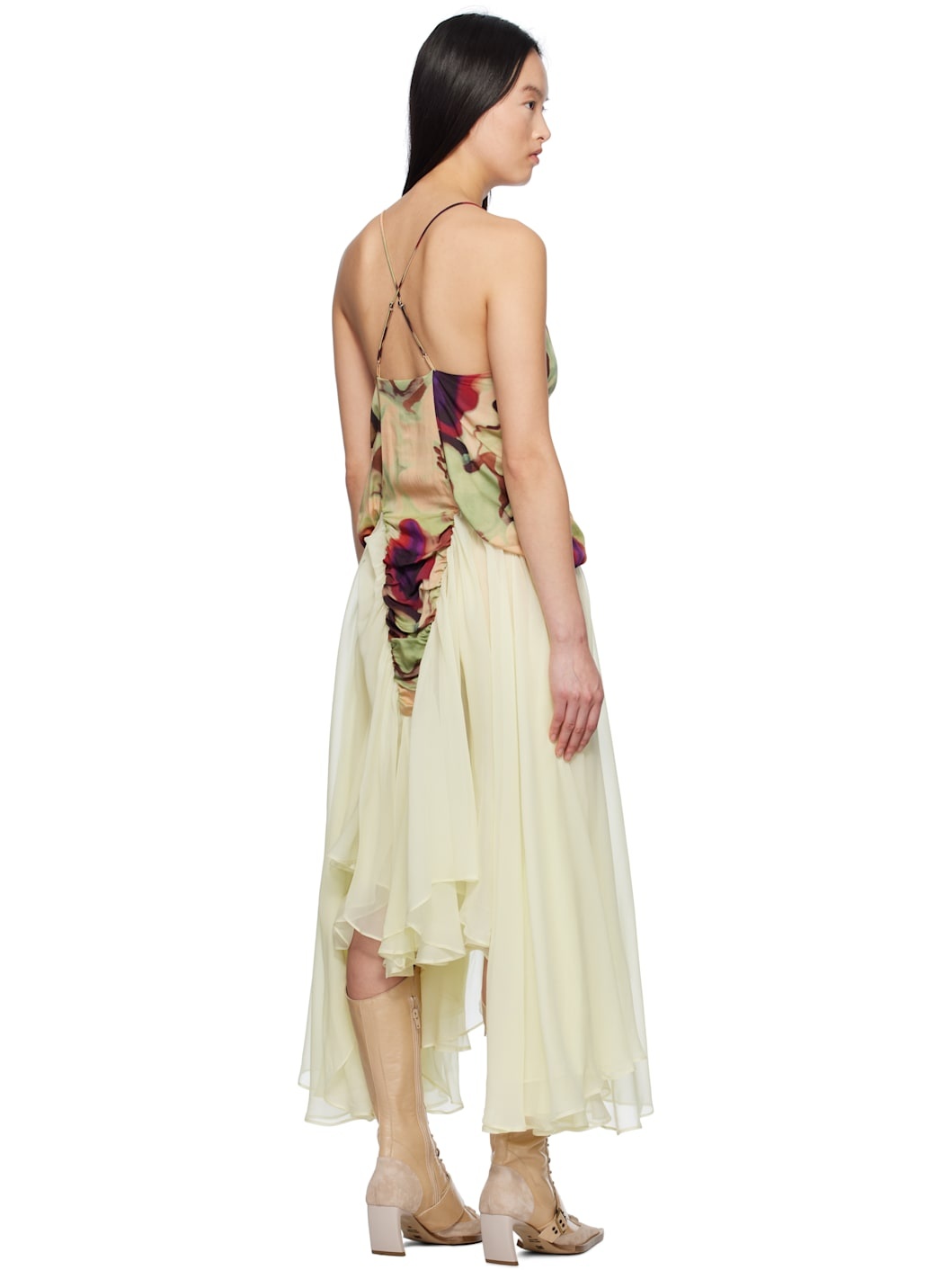 Green Magnolia Maxi Dress - 3