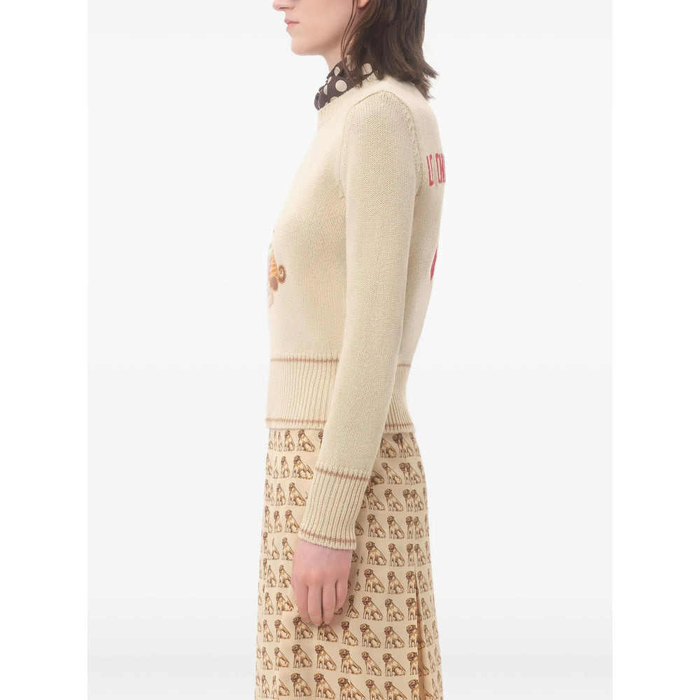 Valentino Neutrals Knitwear - Jumpers Women - 4