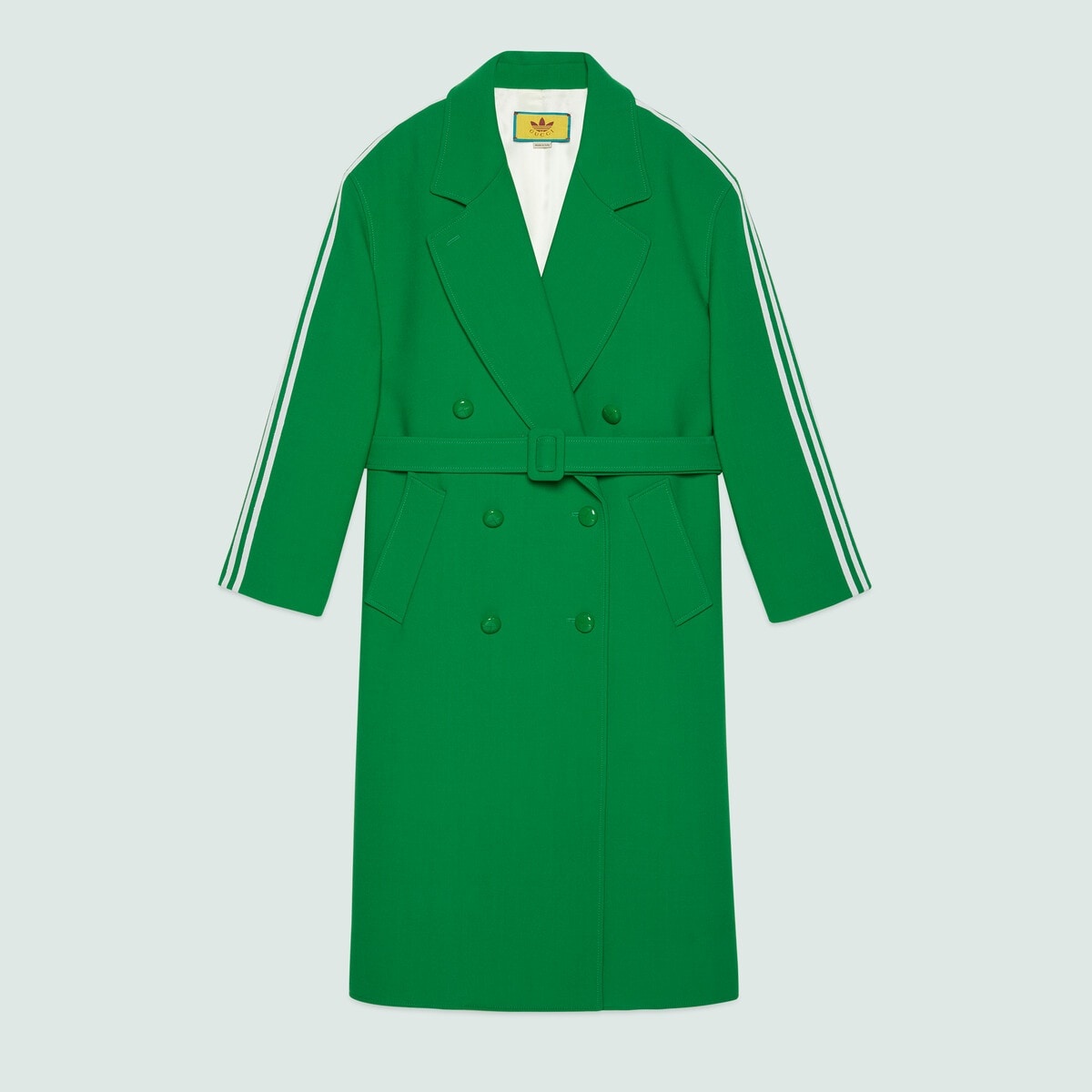adidas x Gucci wrap wool coat - 1