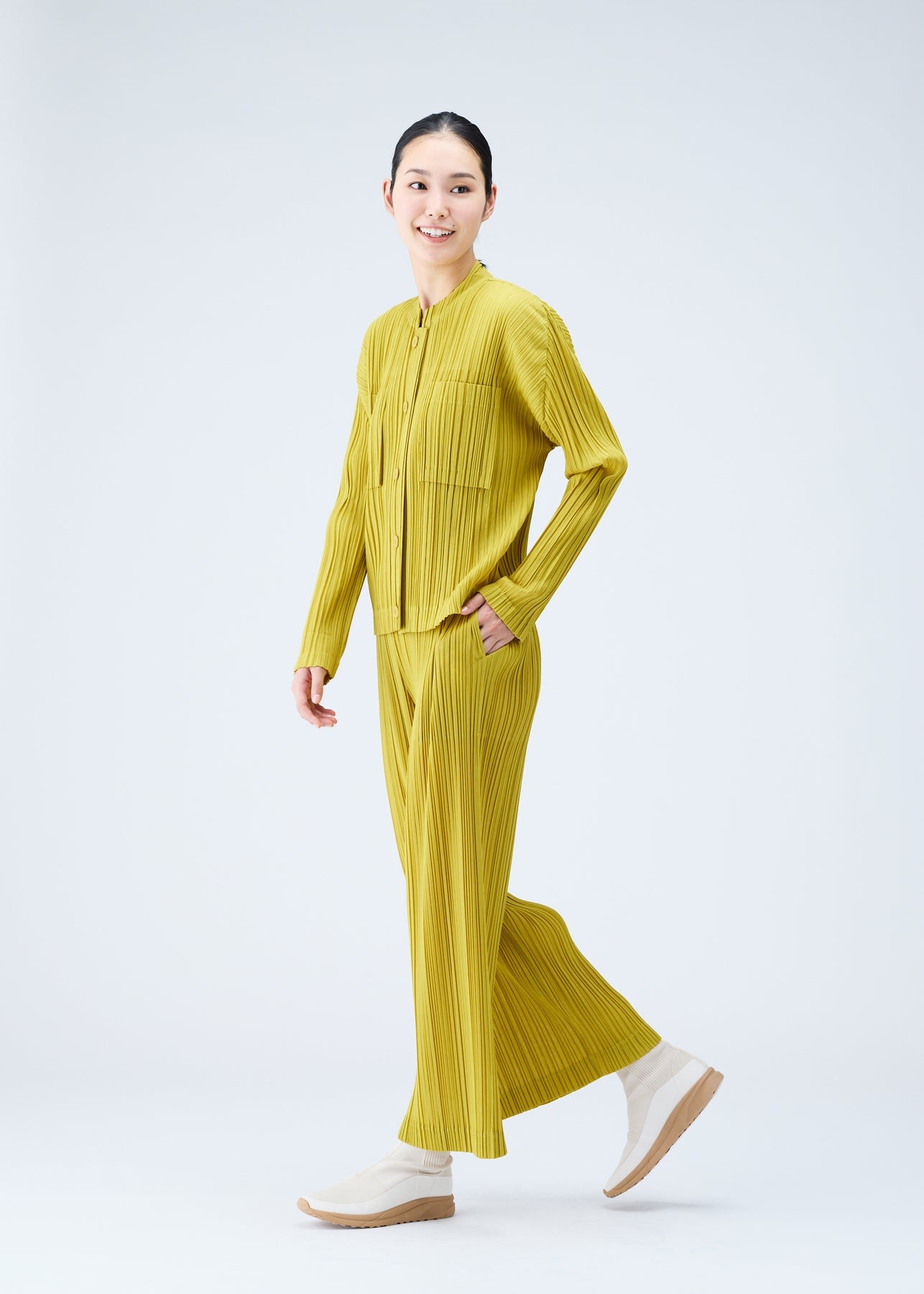 RAMIE PLEATS JACKET - 5
