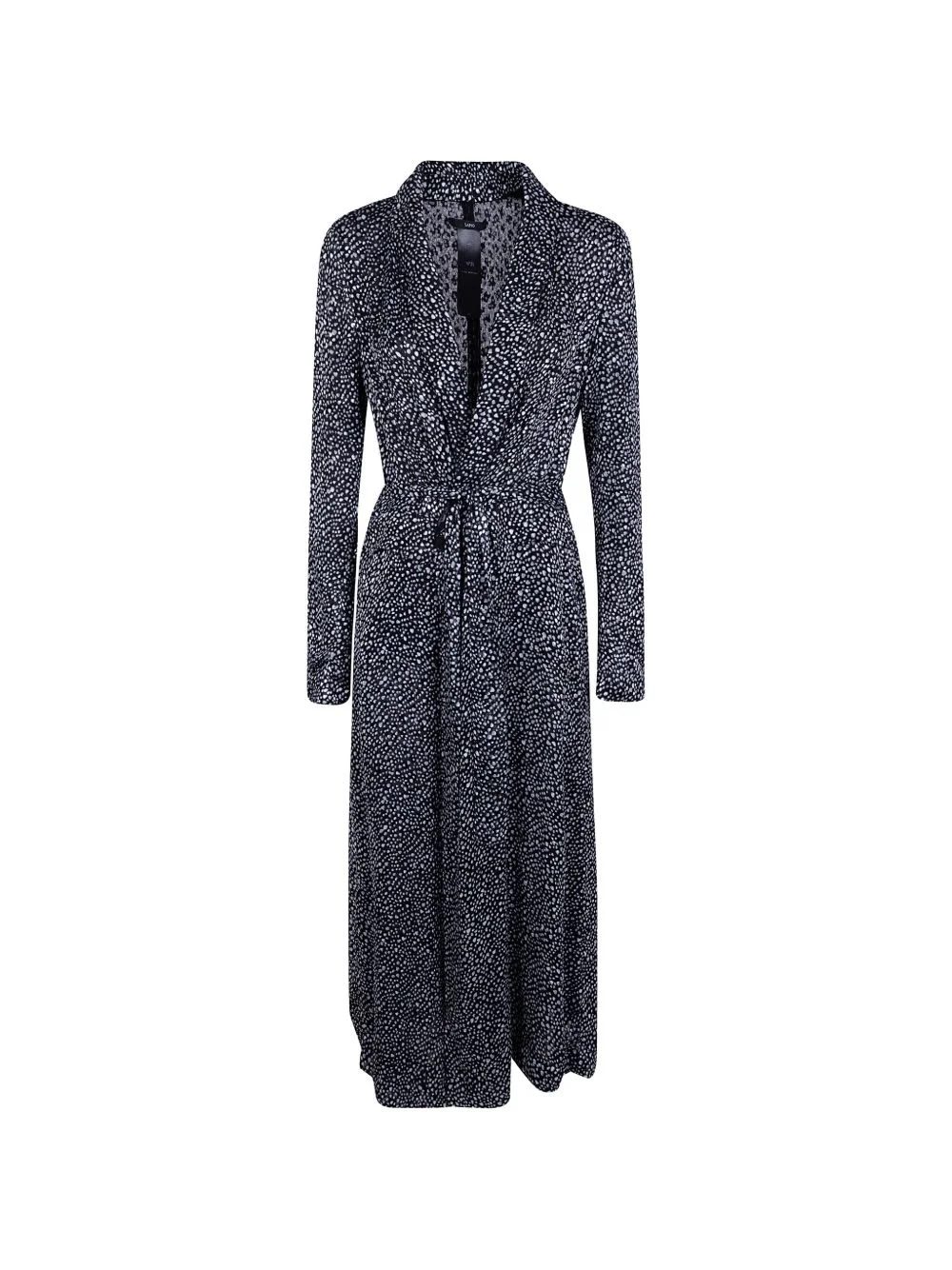 devoré belted coat - 1