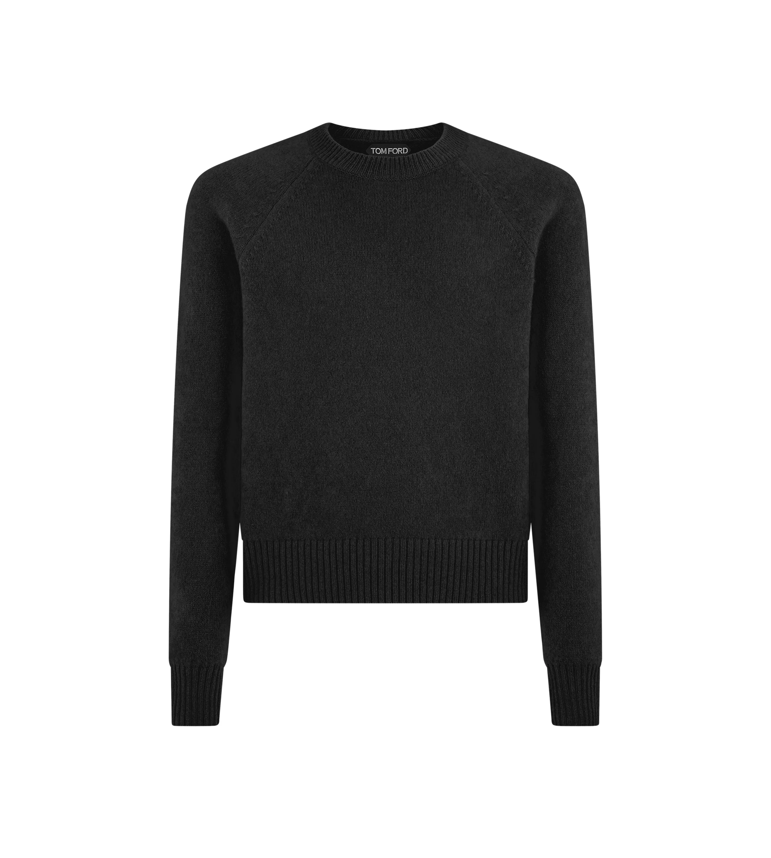 FELTED CASHMERE CREW NECK - 1