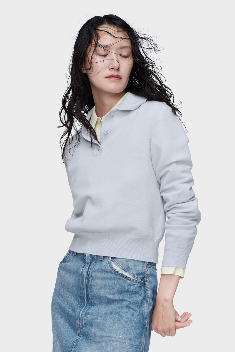 Maison Margiela Polo Knit Top outlook