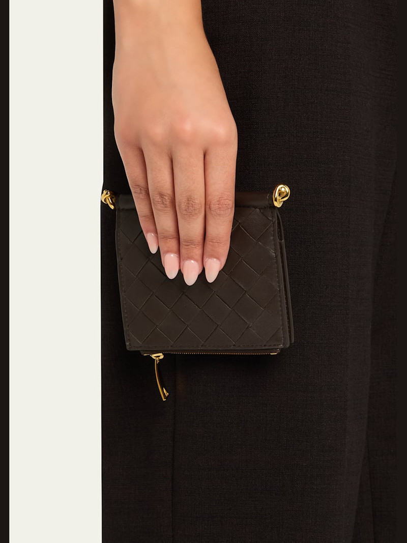 Bottega Veneta Solstice Bifold Leather Wallet outlook