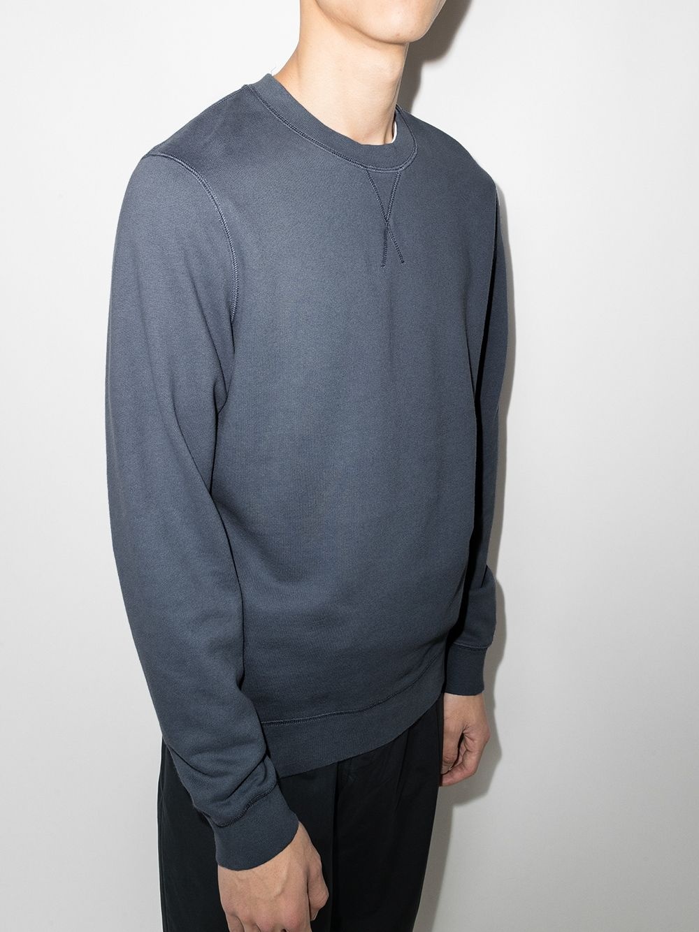 loopback crew-neck sweatshirt - 2