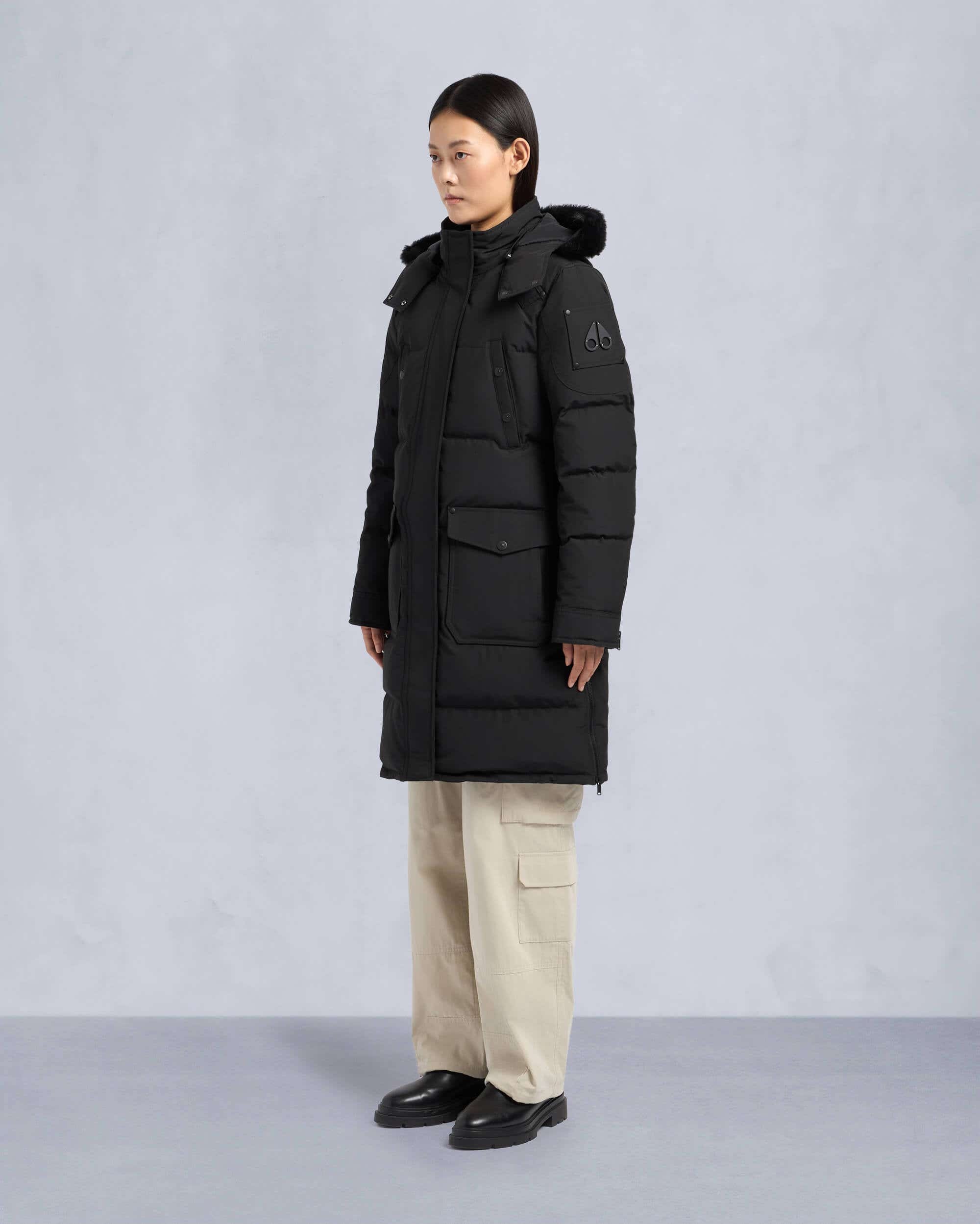 ONYX SHEARLING CAUSAPSCAL PARKA - 3