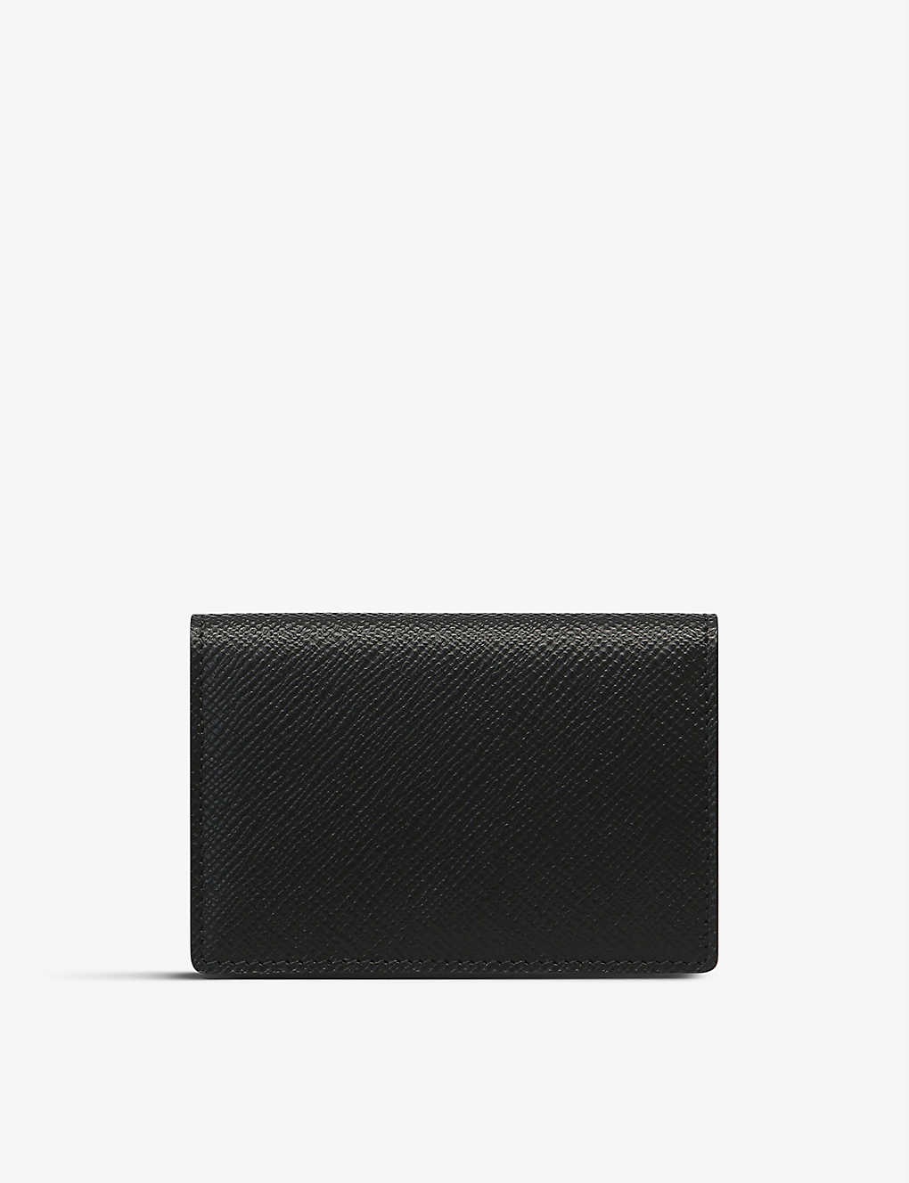 Panama folded leather card case - 3
