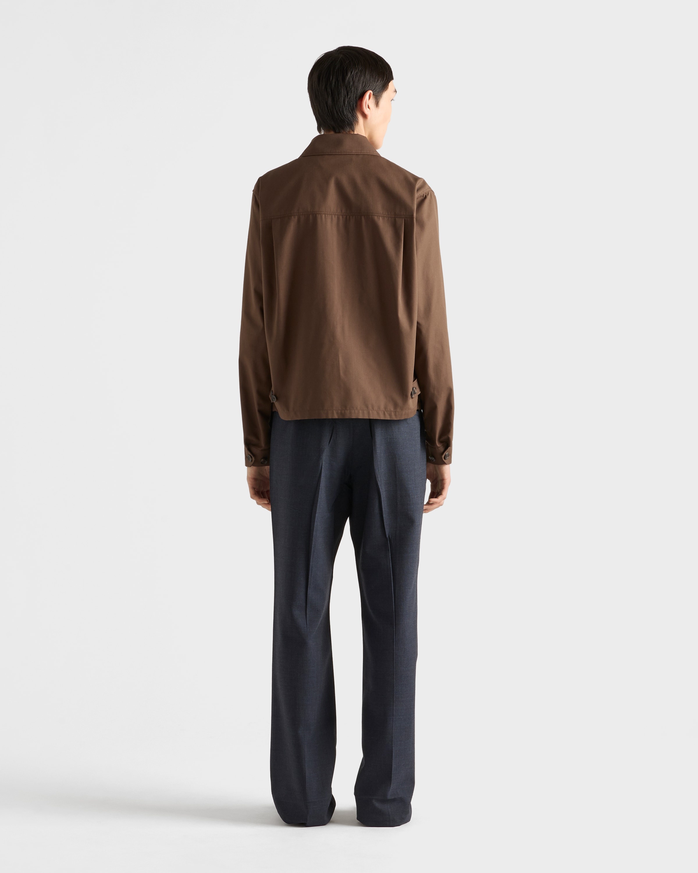 Cotton blend blouson jacket - 5