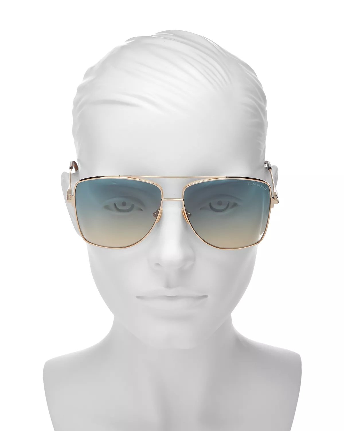 Reggie Brow Bar Aviator Sunglasses, 61mm - 2