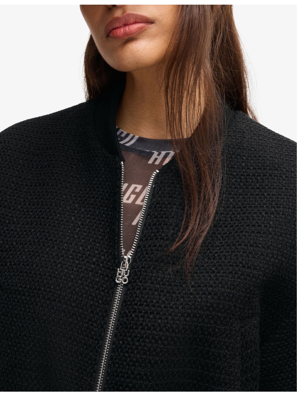 Waffle-texture cropped cotton-blend jacket - 5
