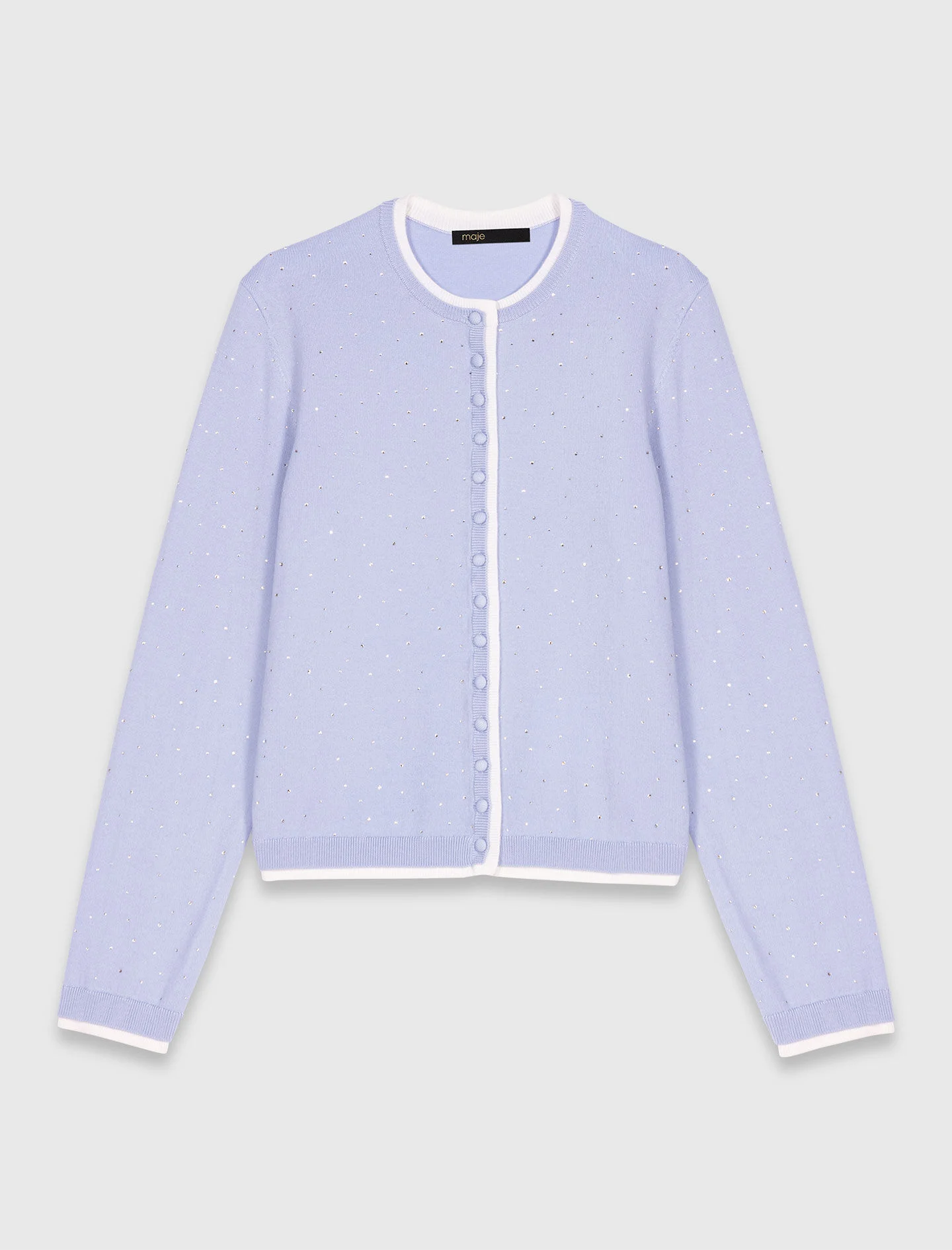 Knit embellished cardigan - 1