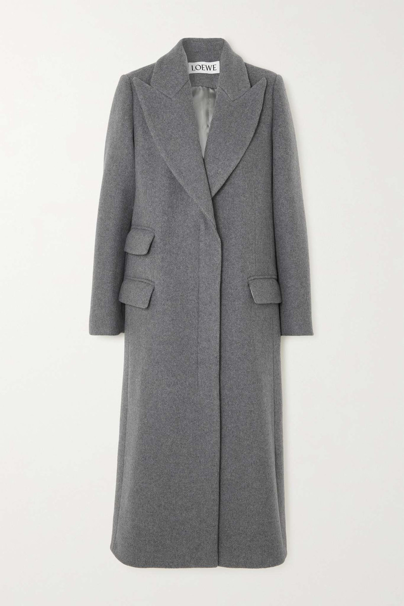 Mélange wool coat - 1