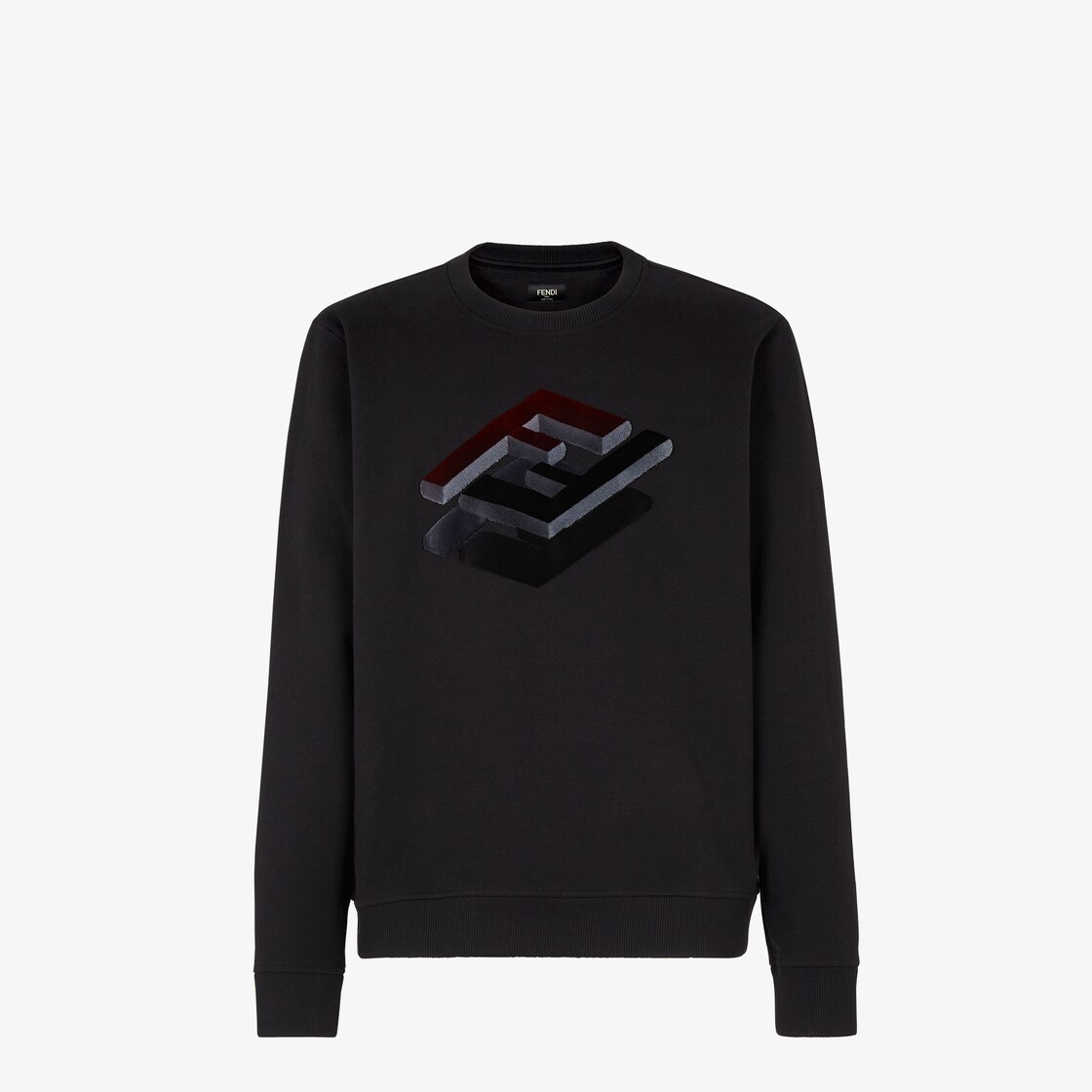 Black jersey sweatshirt - 1