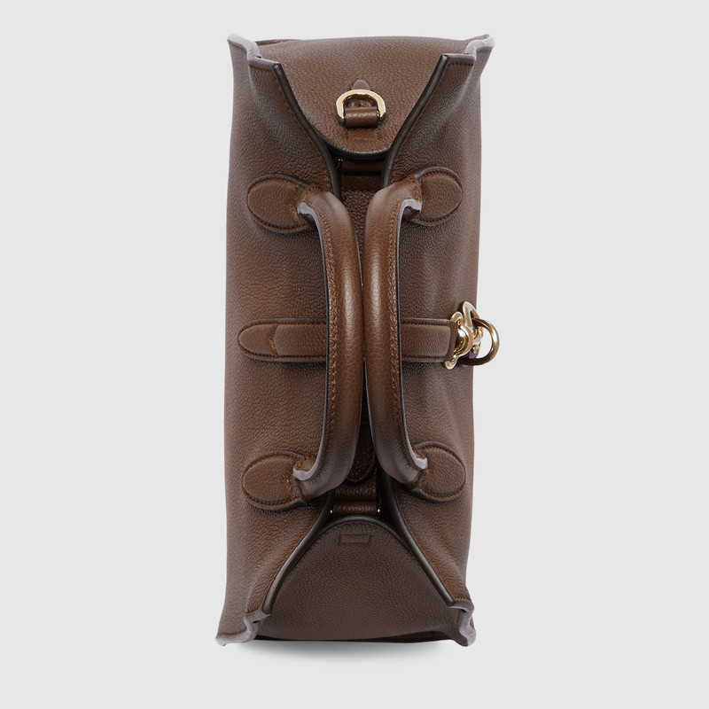 Medium tote bag with hook closure 8