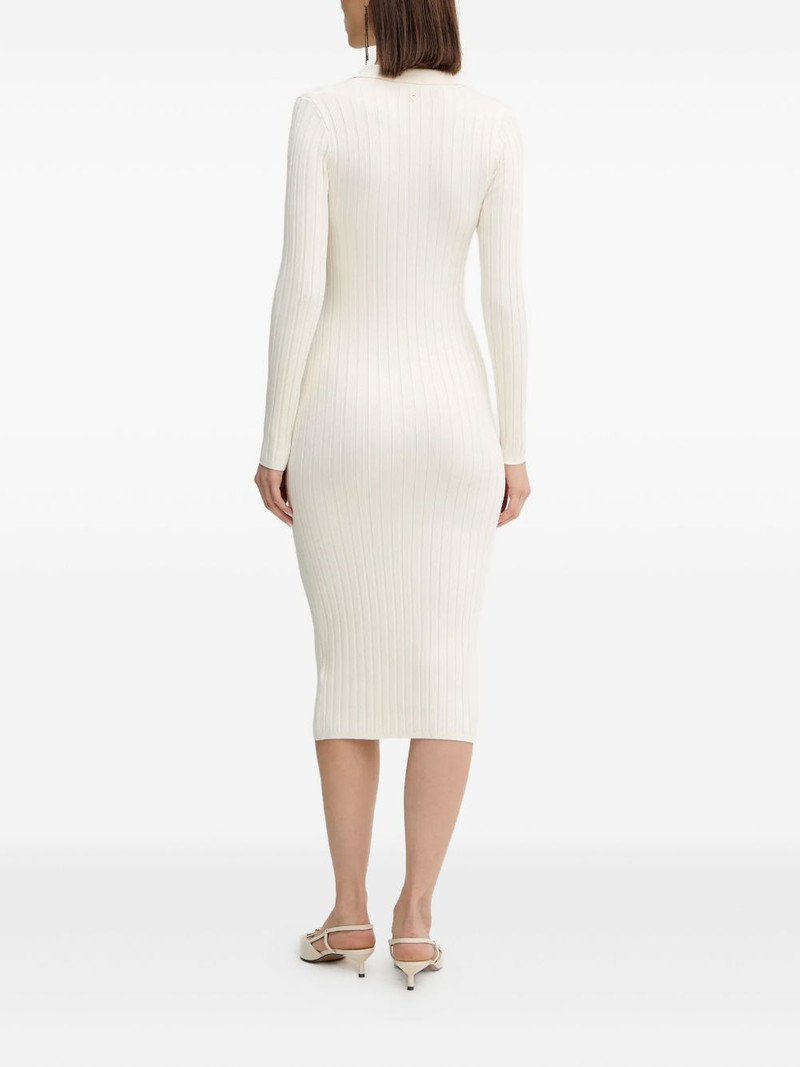 ribbed knit midi dress 4