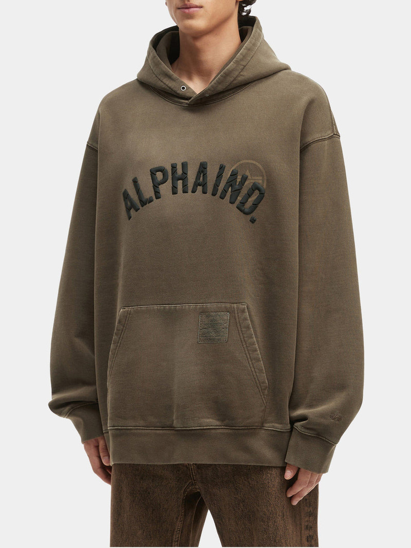 ALPHA INDUSTRIES UNFRM WASHED ALPHA IND HOODIE outlook