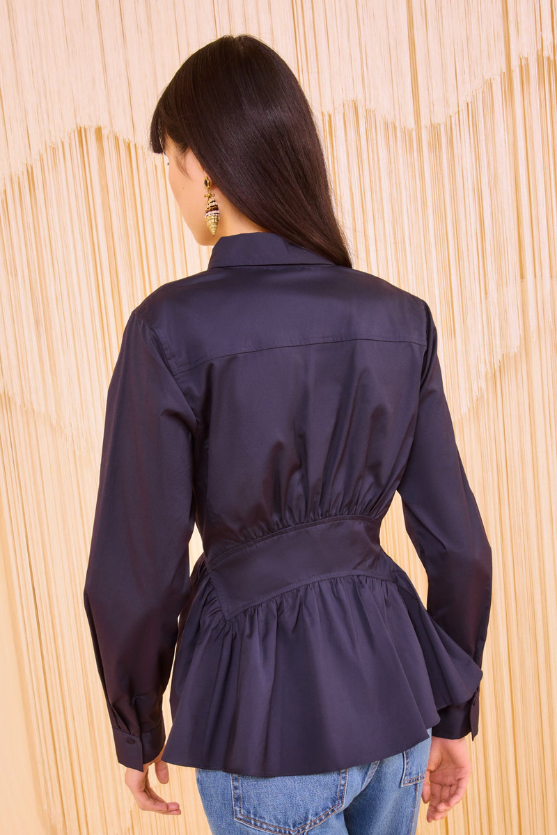Juna Long Sleeve Peplum Blouse 4