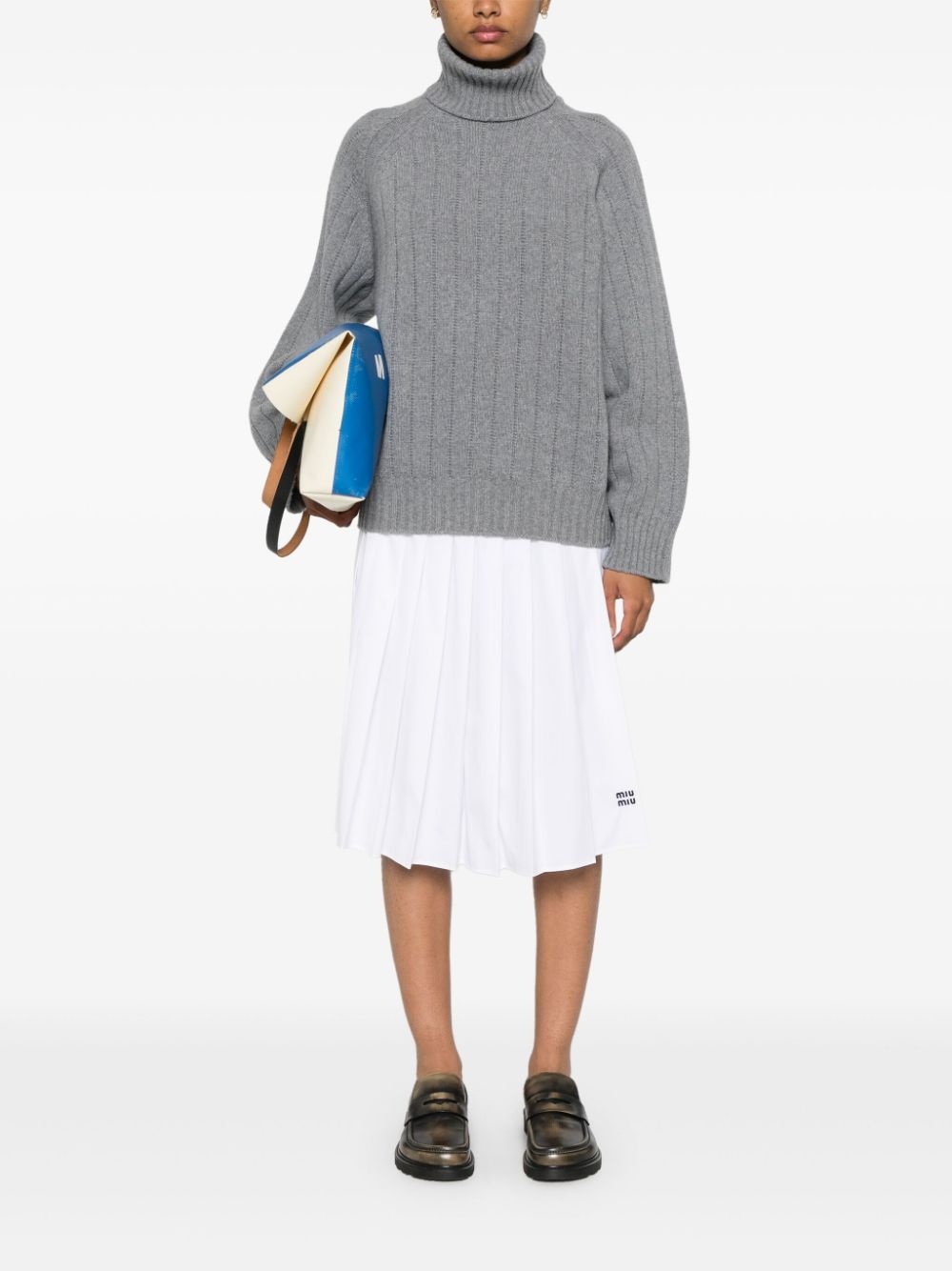 ribbed-knit jumper - 2