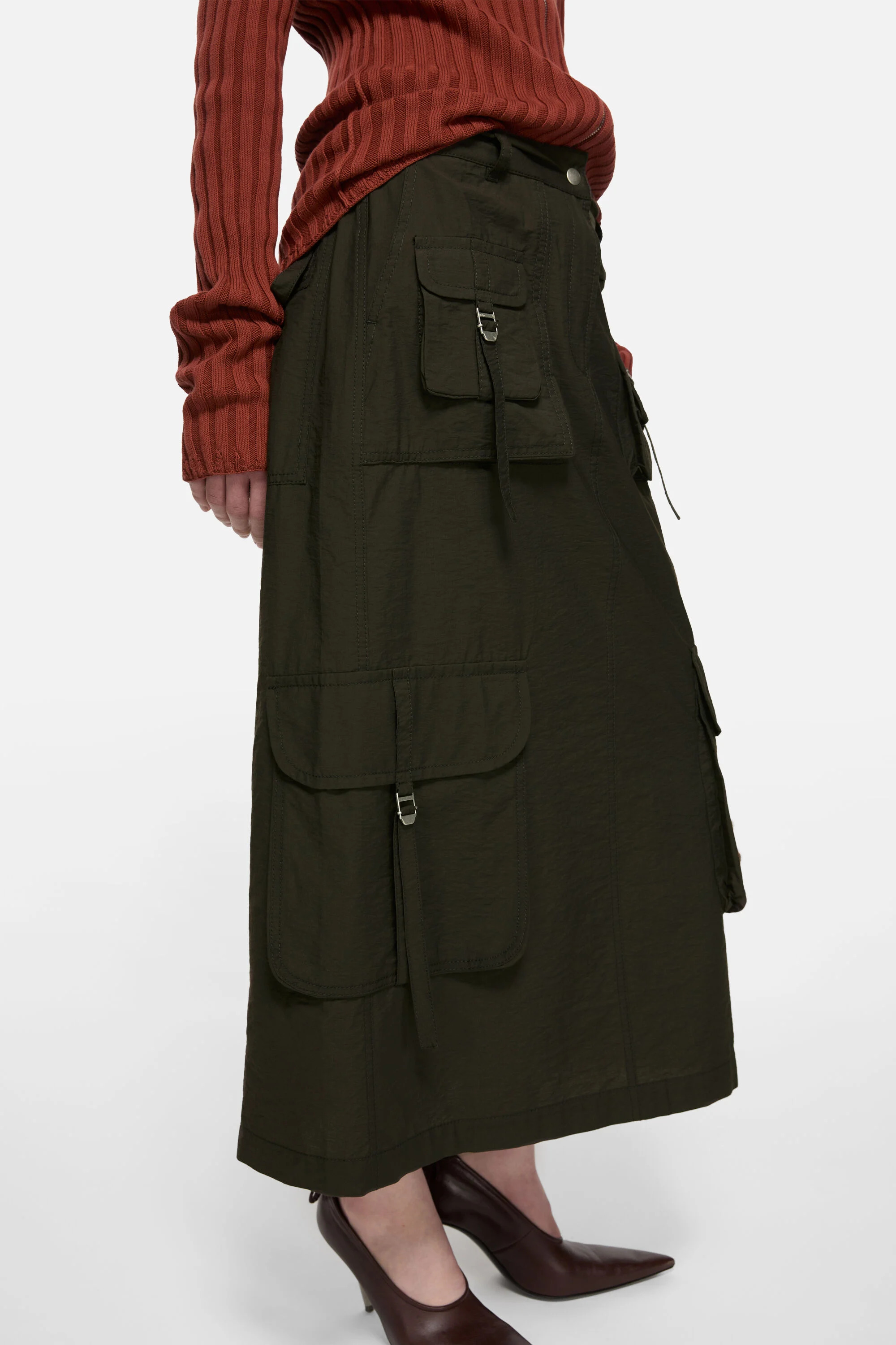 Cargo skirt - Dark grey - 4